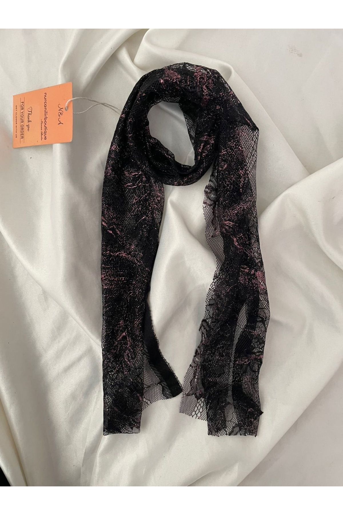 Nurcanilirboutique Siyah fular