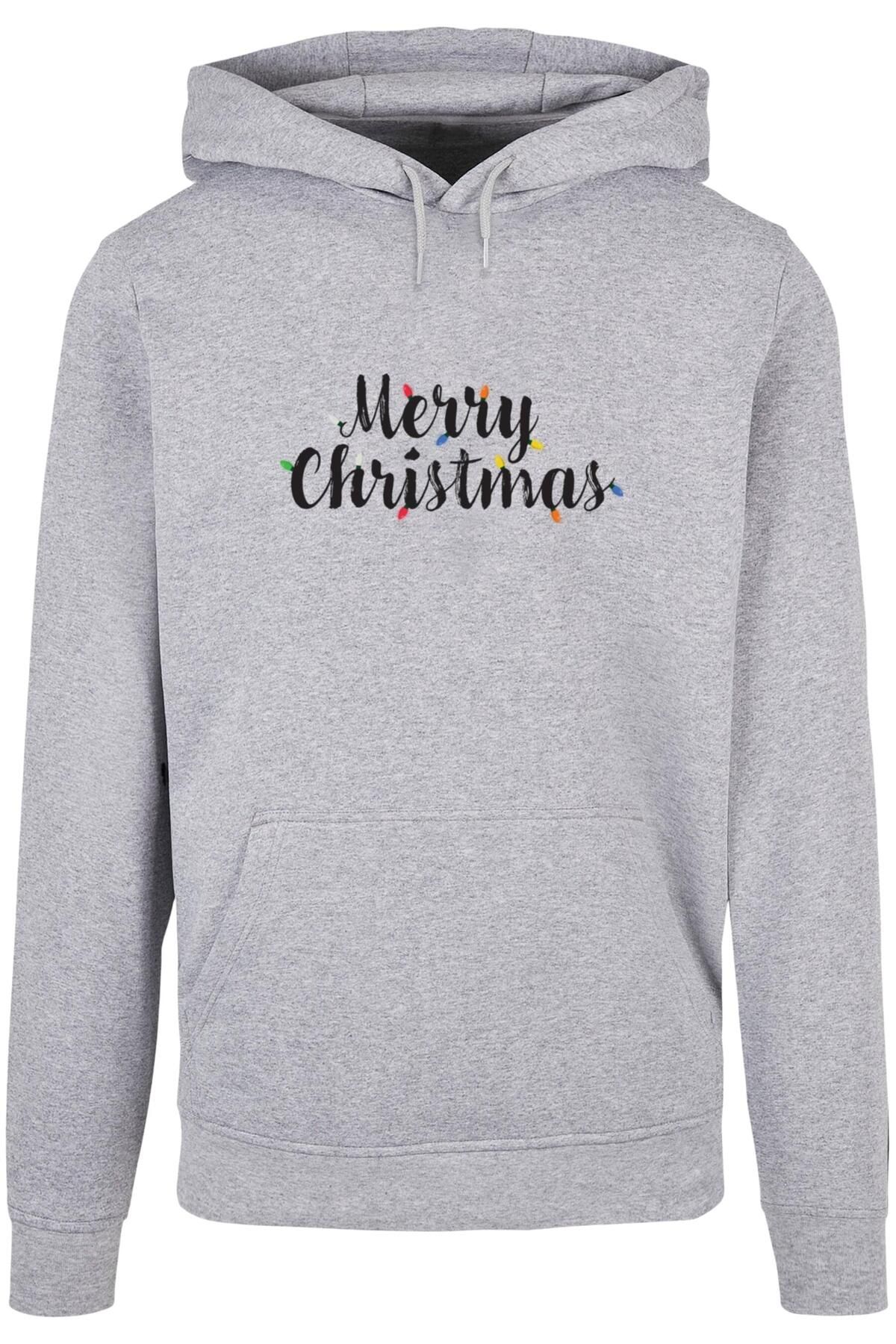 Merchcode-Herren Ladies Merry Christmas Lights Box Tee 1