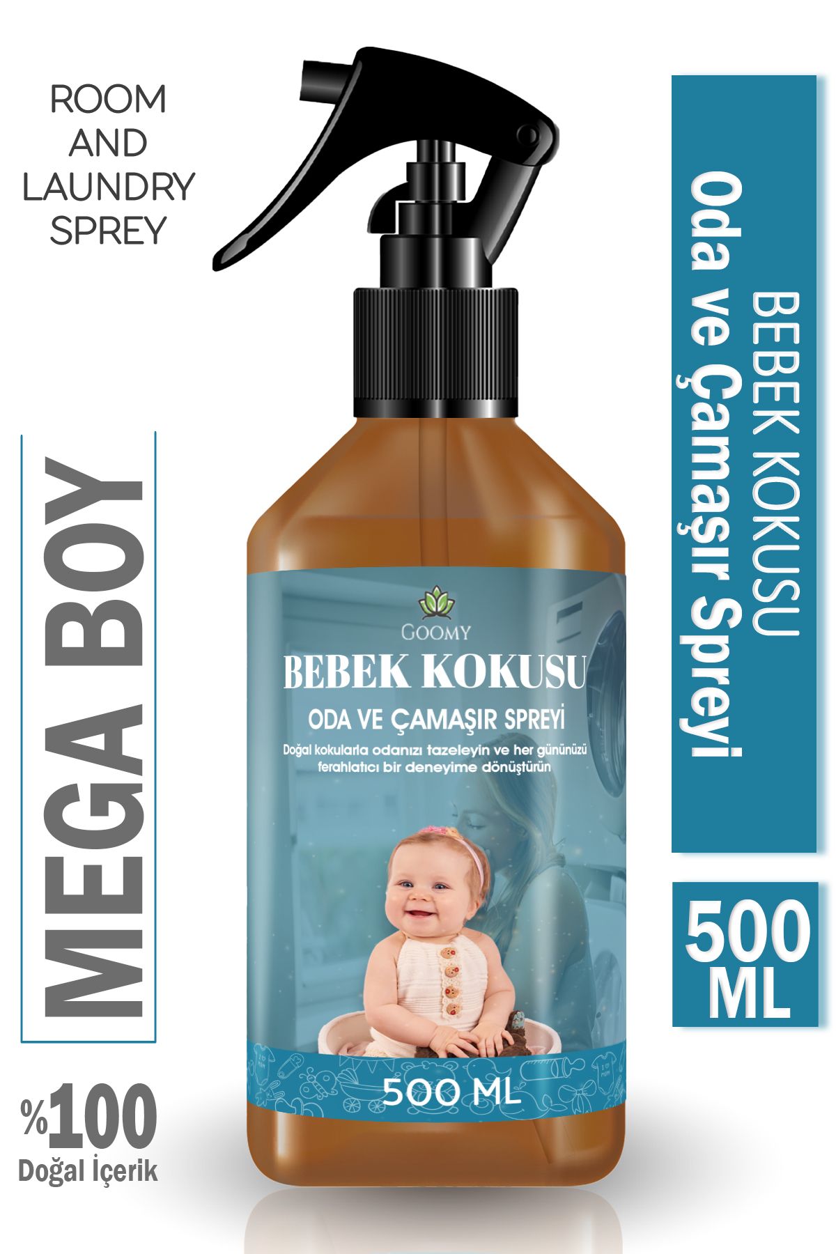 Lofty Bebek Oda Ve Çamaşır Spreyi Oda Kokusu Oda Spreyi – Baby Scent Room Spray 500ml
