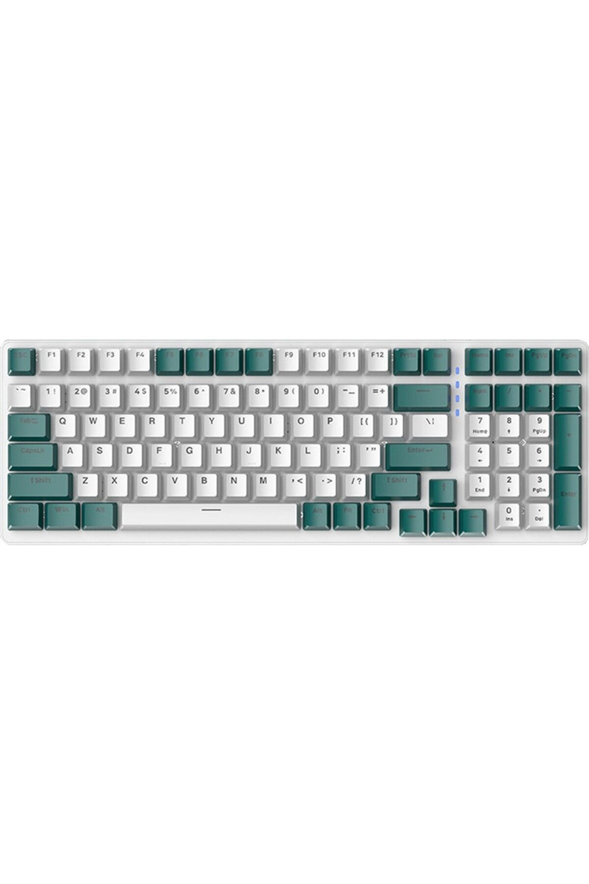 EN SİGA Rgb Arkadan Aydınlatmalı Mekanik Klavye Kablolu Gerçek Mekanik Klavye 100 Tuş
