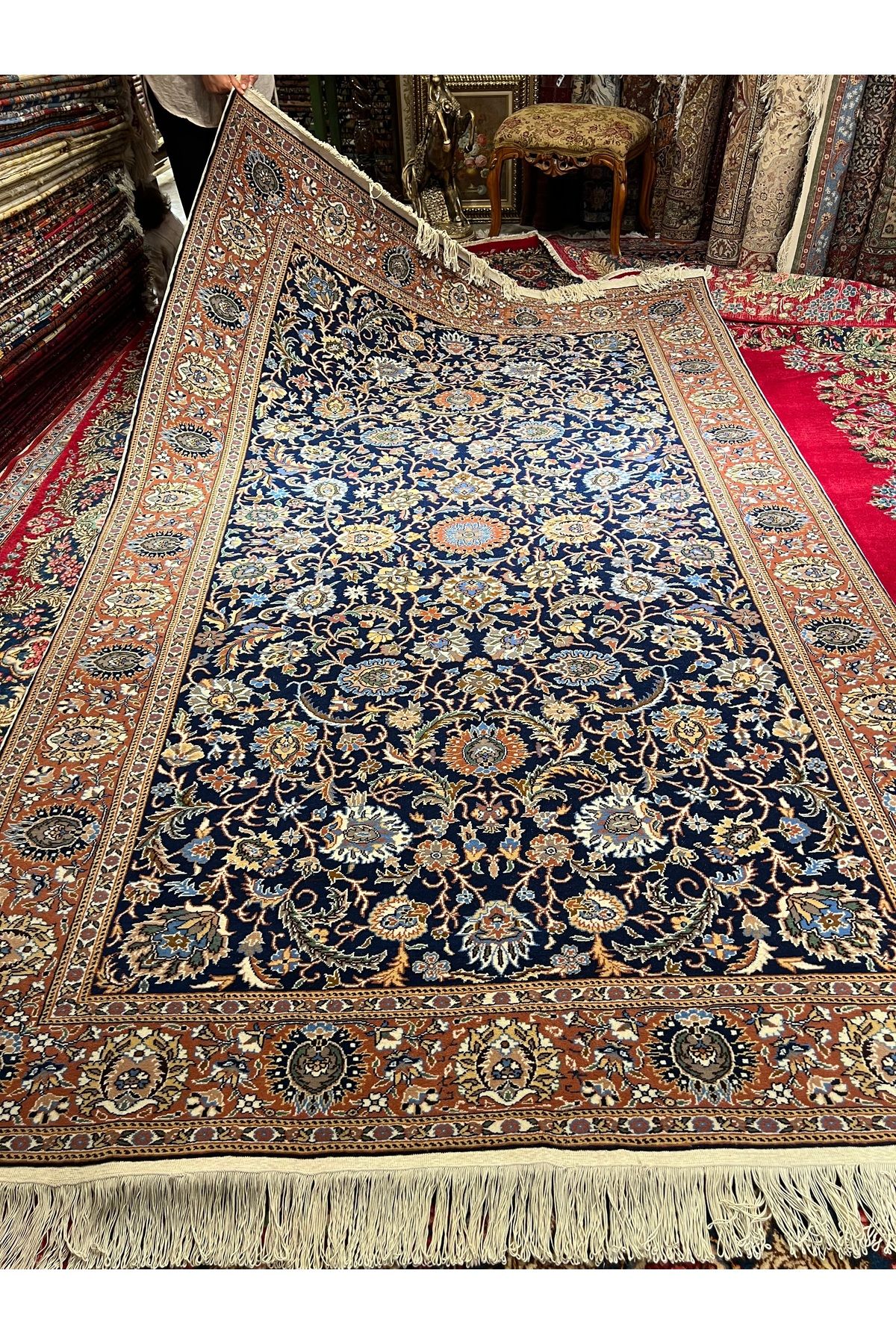 RD RAMAZAN DAĞ EL HALI SANATI El Dokuma Kayseri Halısı Özel Dokuma Birinci Sınıf Kalite Sıfır Ürün Ebatı 306x197