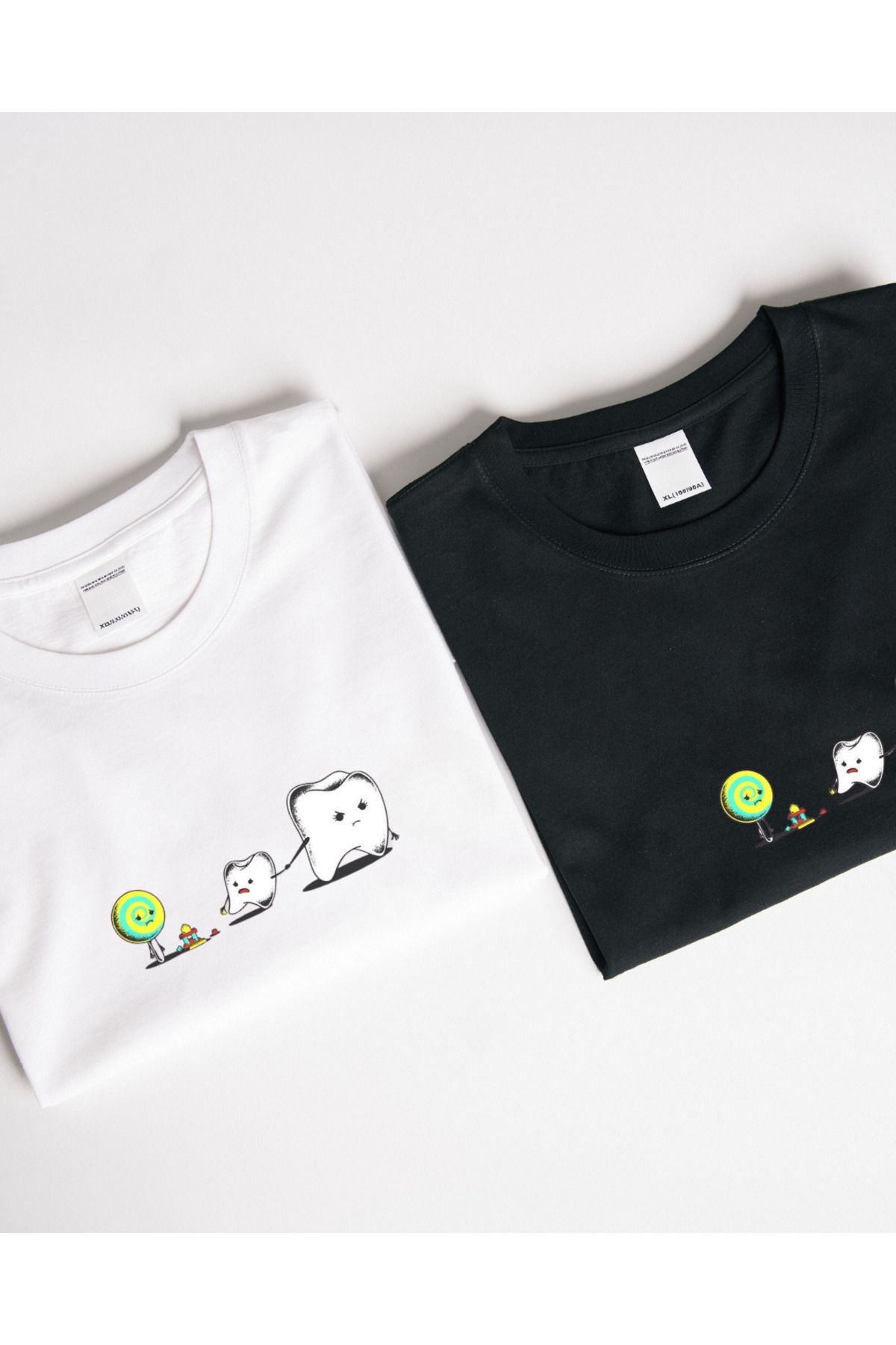Ebiidesign Tatlı Dişler Tasarımlı Baskılı T-Shirt