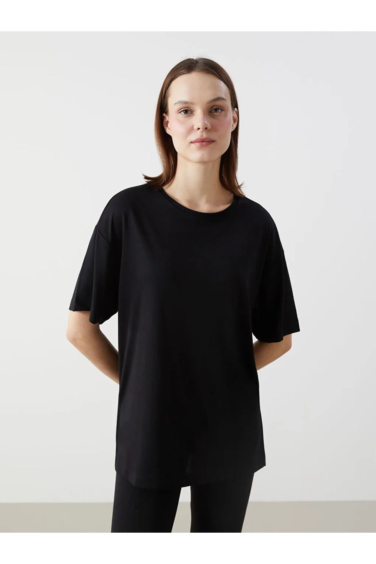 LC Waikiki XSIDE ACTIVE Oversize Modal Karışımlı Kadın Spor Tişört
