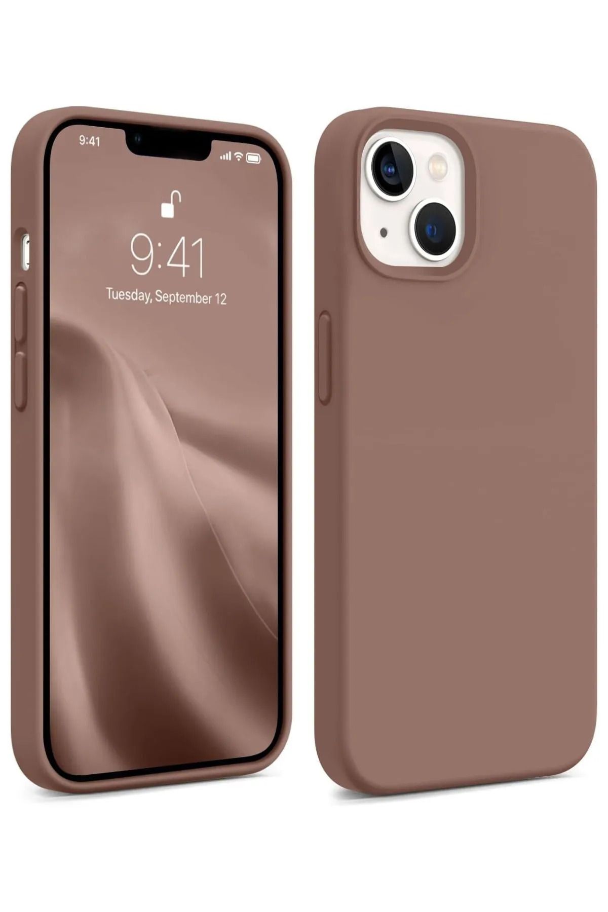landscapecase Apple Iphone 13-14 Lansman Kılıf Içi Kadifeli Kamera Yükseltili Silikon Kapak