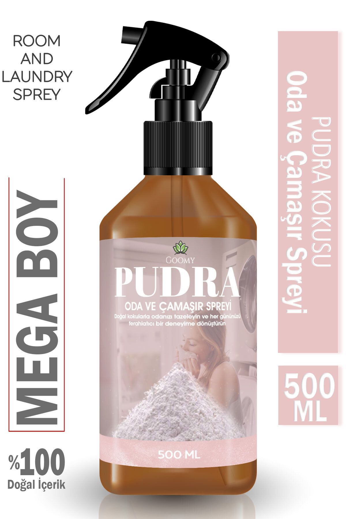 Lofty Pudra Oda Ve Çamaşır Spreyi Oda Kokusu Oda Spreyi – Powdery Touch Room & Fabric Freshener 500ml