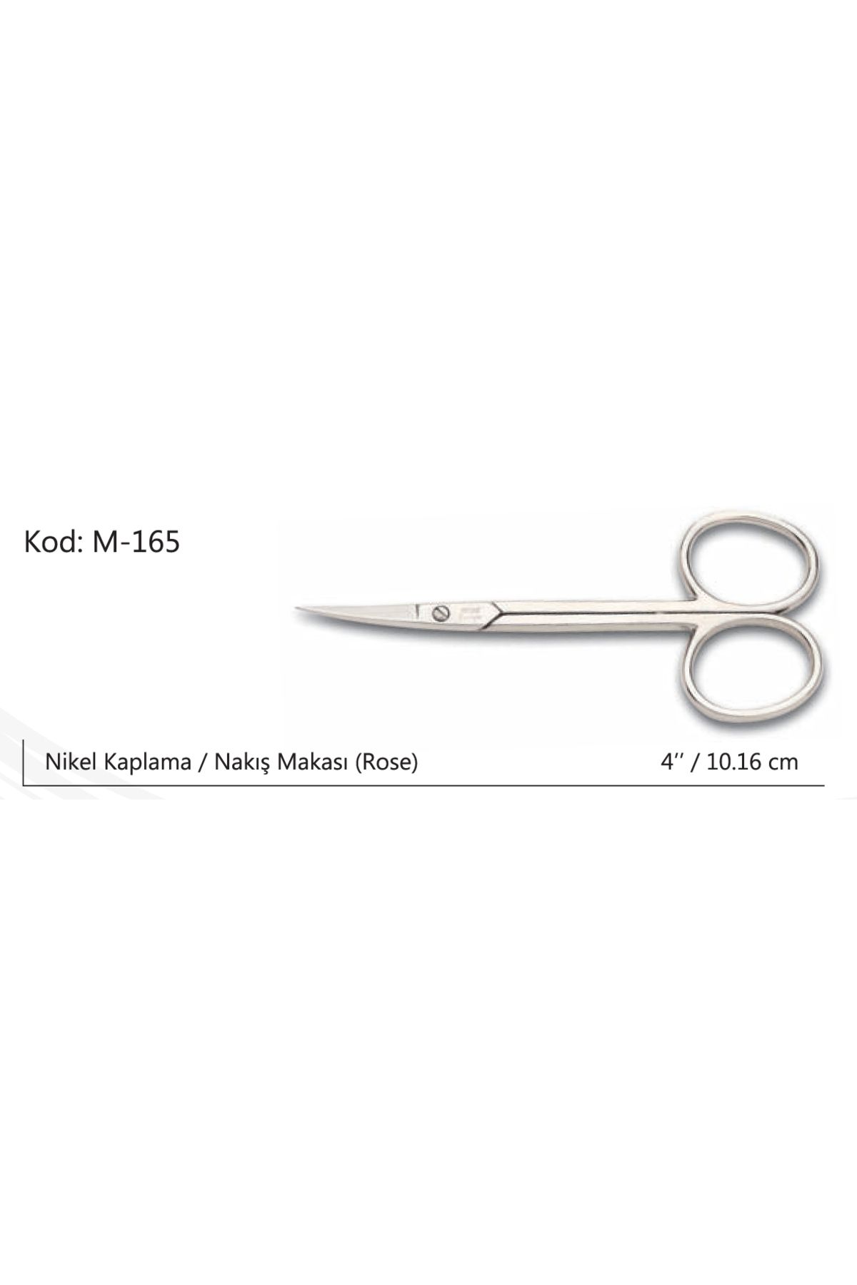 Easy Tedarik Rose Europe Nakış Makası Süper Kalite No:4 10,16 CM