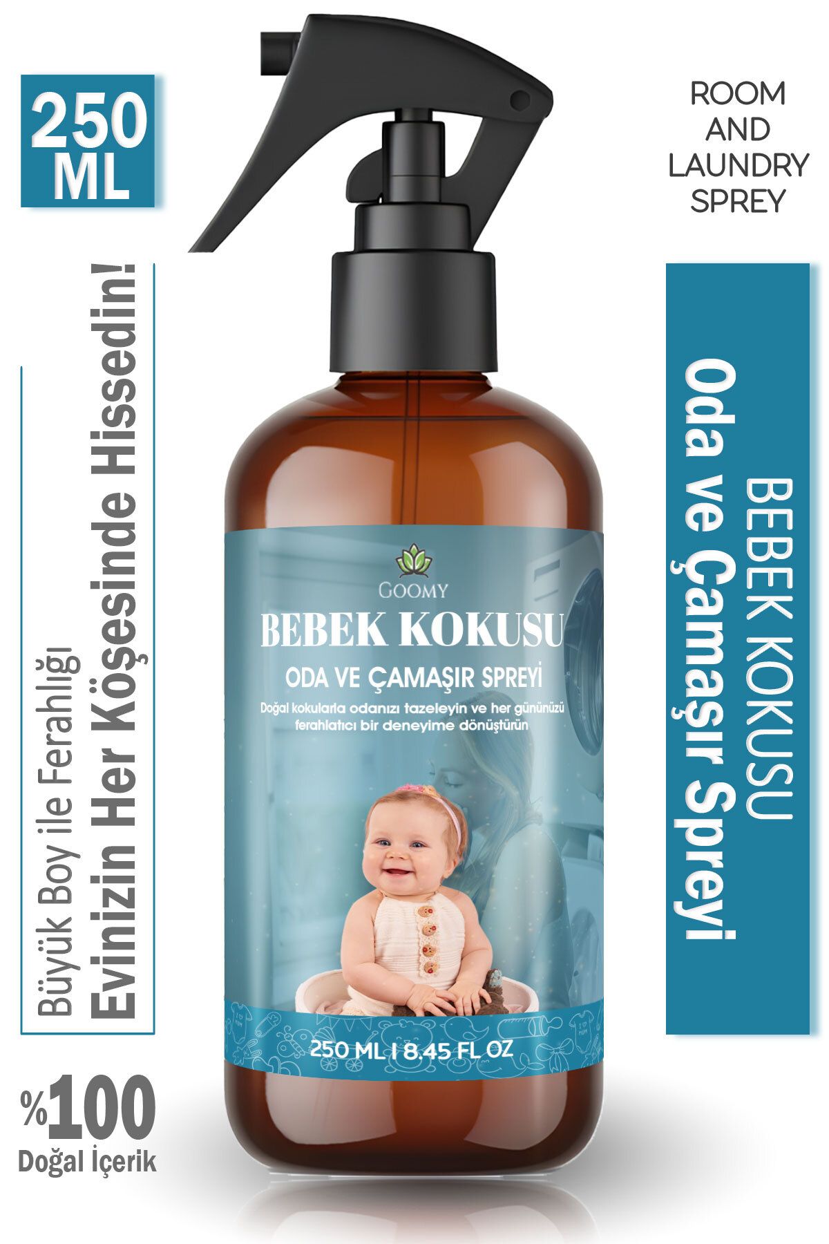 Lofty Bebek Oda Ve Çamaşır Spreyi Oda Kokusu Oda Spreyi – Baby Scent Room Spray 250ml