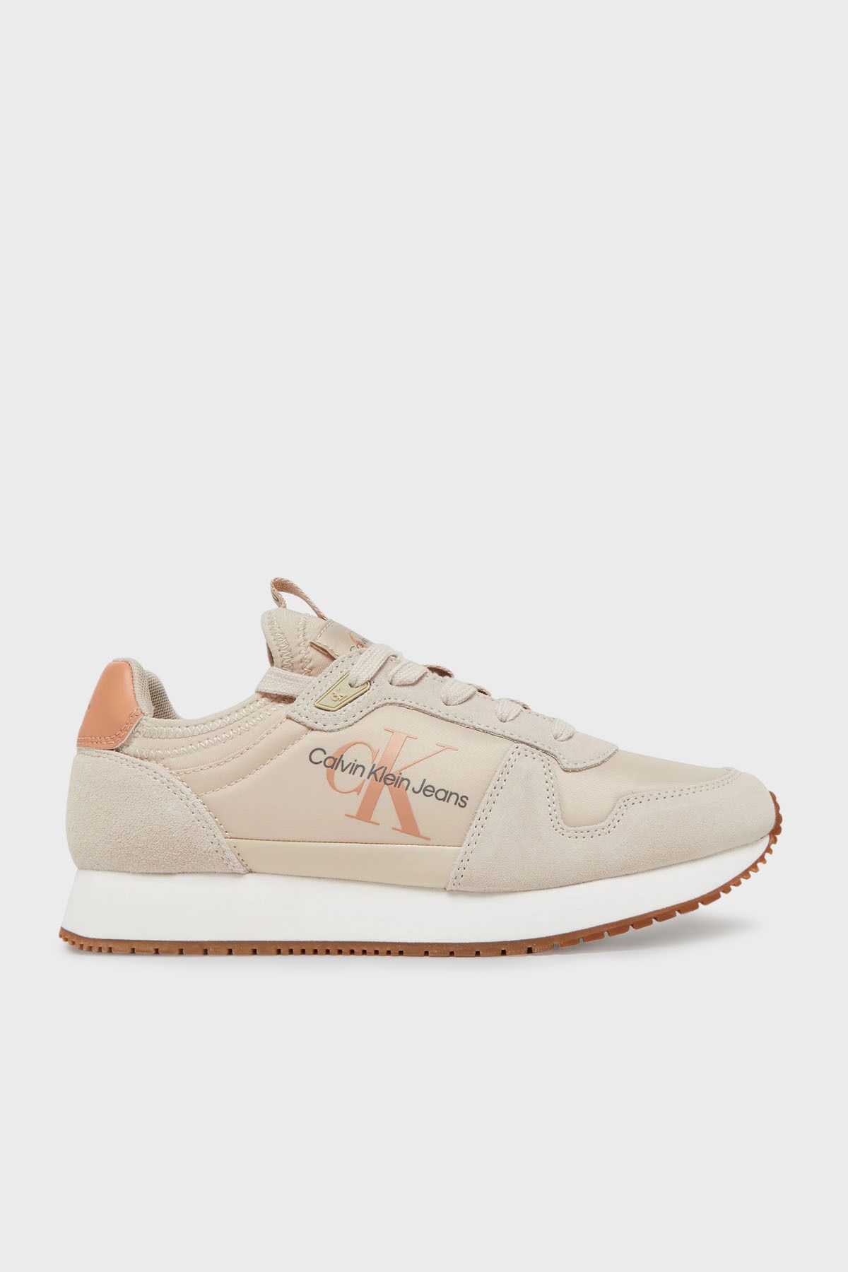Calvin Klein Logolu Süet Detaylı Sneaker Ayakkabı YW0YW0084002Z AYAKKABI YW0YW00840 02Z