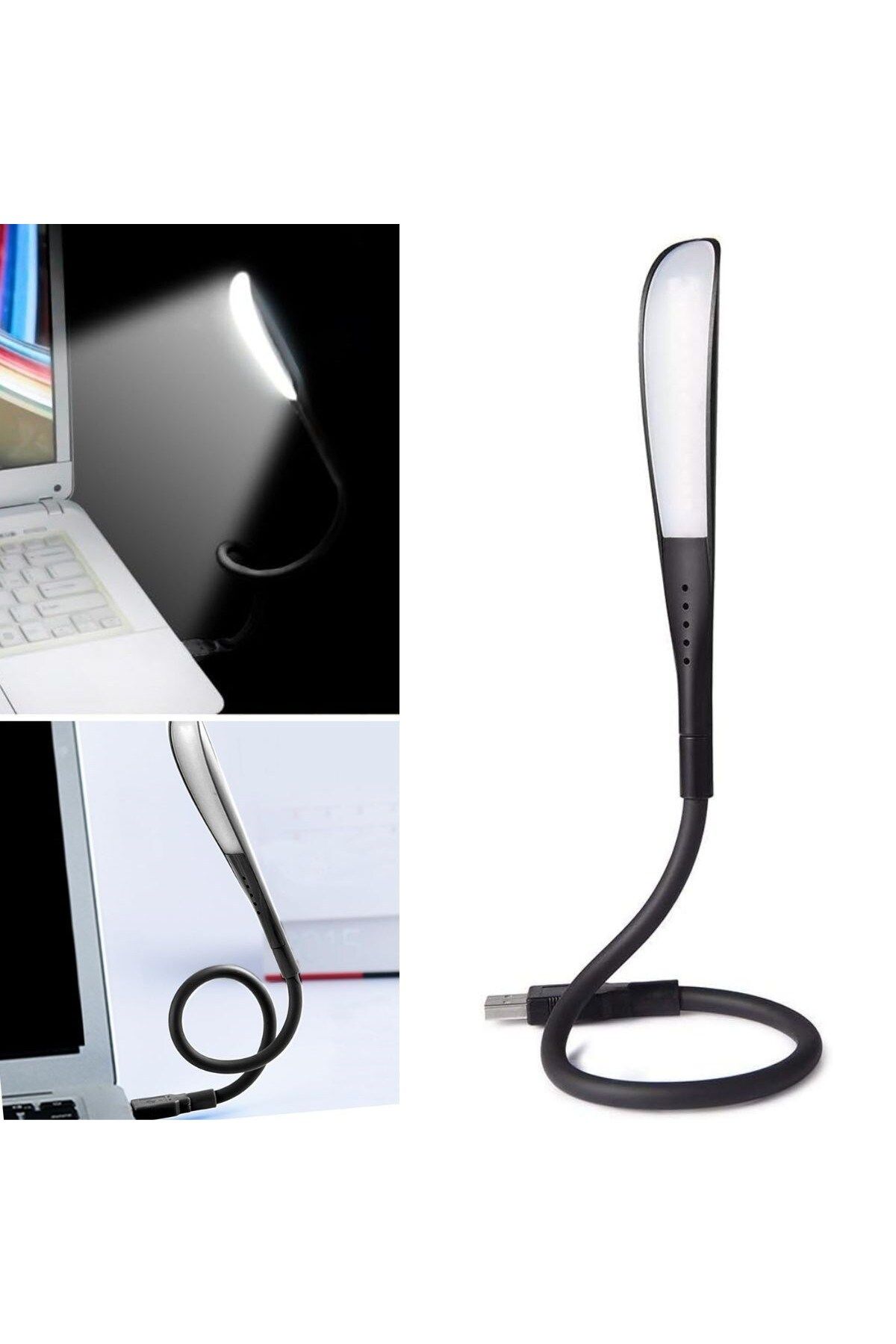 MBB ETİCARET USB Girişli 14 Ledli 3 Kademeli Dokunmatik Masa/Kitap Okuma Lambası Ledi Siyah