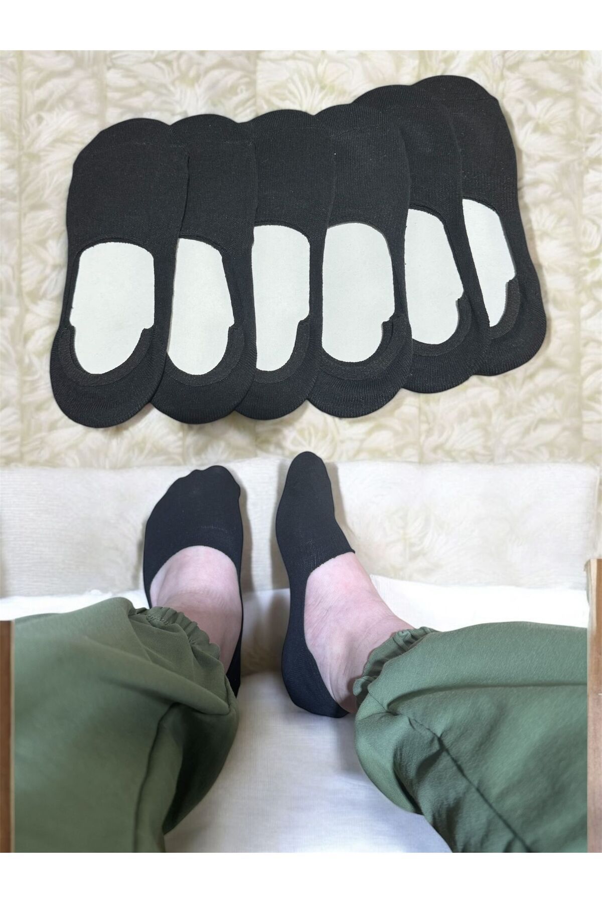 BYNDRSOCKS 6 Çift Kadın Babet Patik Pamuklu Çorap