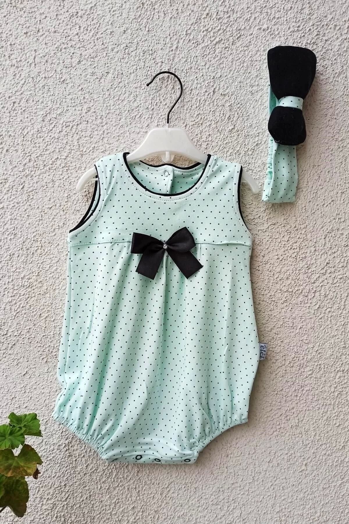 Moda Şahsenem Puanlı Bandanalı Body