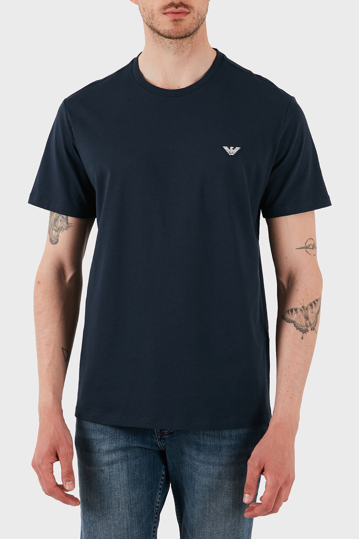 T-Shirts Men Dark blue Emporio Armani - Trendyol