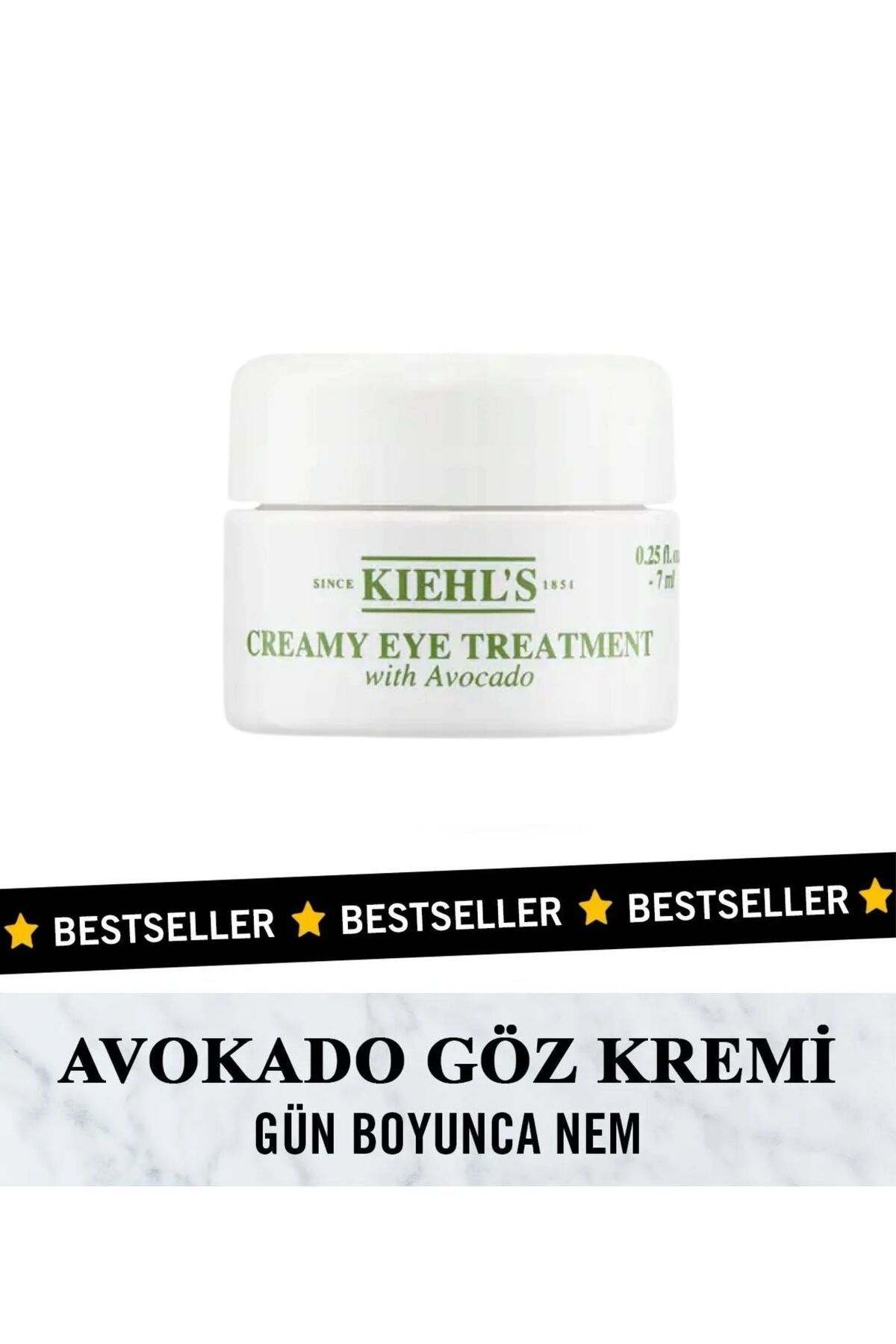 Kiehl's Creamy Eye Treatment Avokado Ile Yoğun Nemlendiren Göz Kremi 7 ml