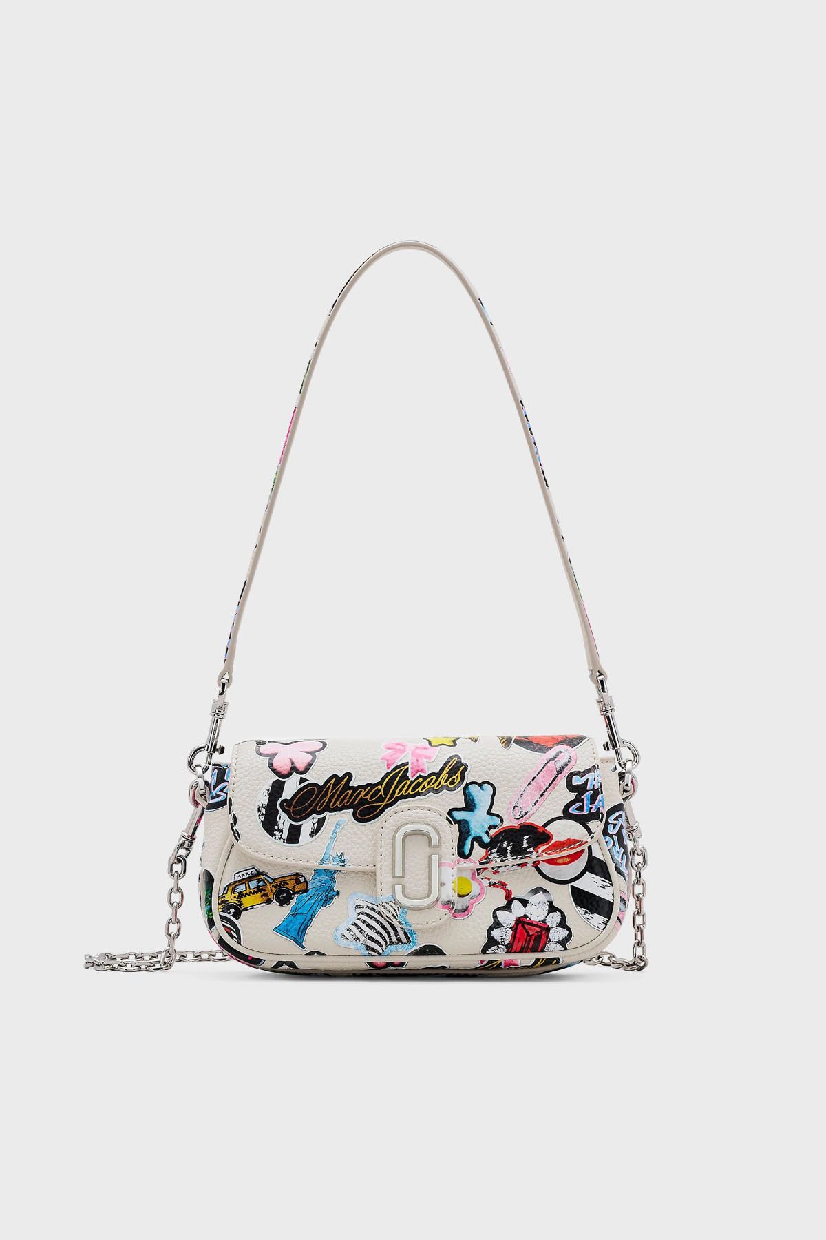 Marc Jacobs Hakiki Deri Baskılı Çıkarılabilir Zincir Askılı Çanta ÇANTA 2S5HSH027H02 101