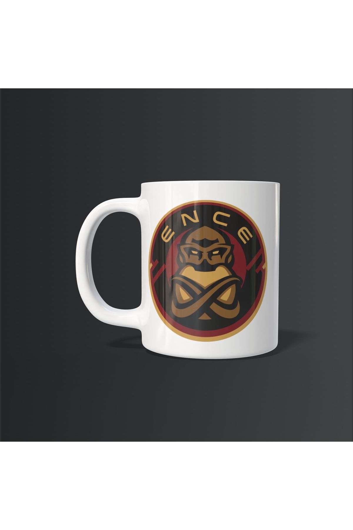 cupcraft ENCE Logosu Baskılı Kupa Bardak
