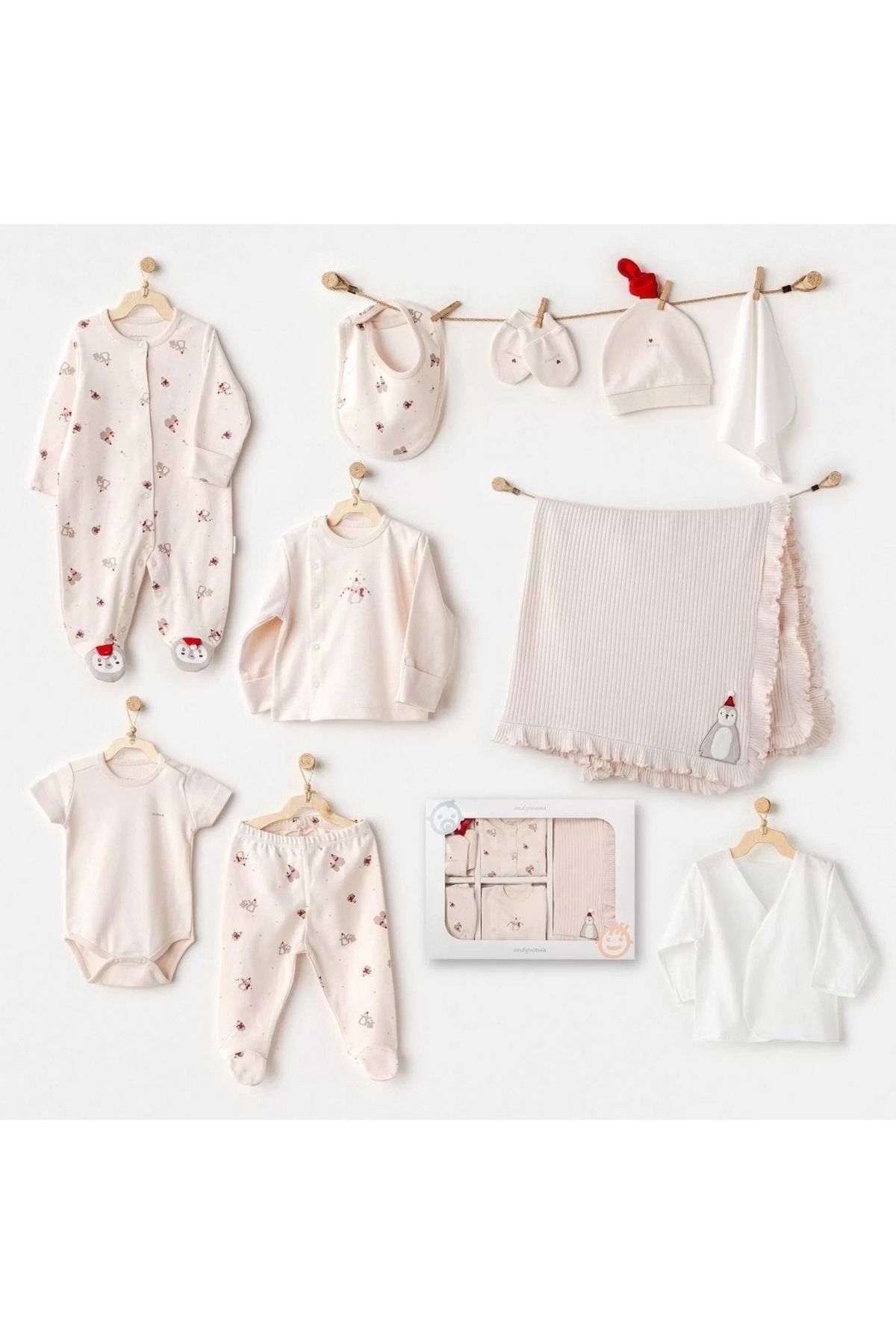 Moda Şahsenem Penguin 10'lu Hastane Çıkışı Ekru