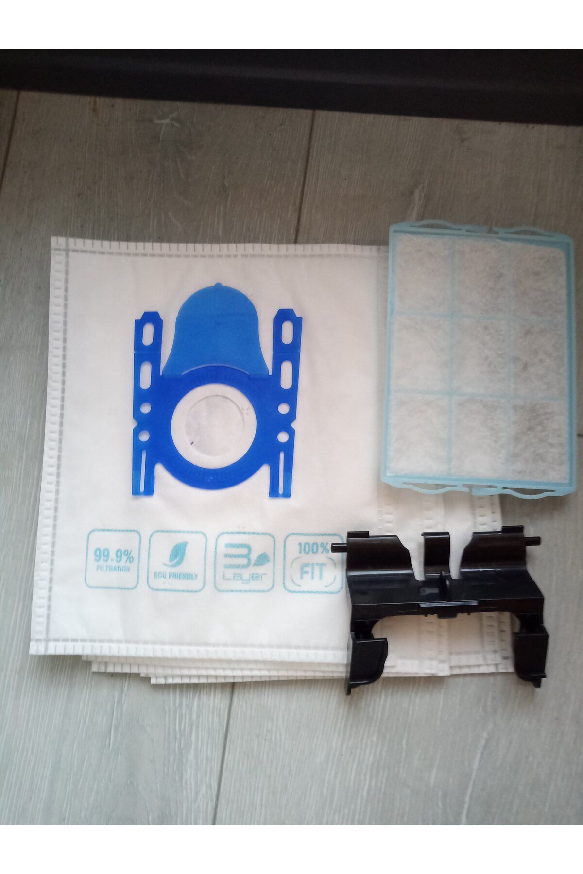 MPTEDARİK Bosch Bgl 3a330c Torba Kızağı/5 Adet Toz Torbası/Motor Giriş Filitresi Hediyeli