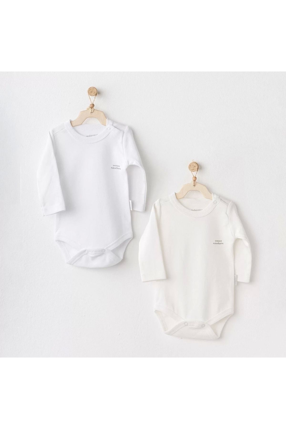 Moda Şahsenem Long Sleeve 2'li Basic Body Ekru