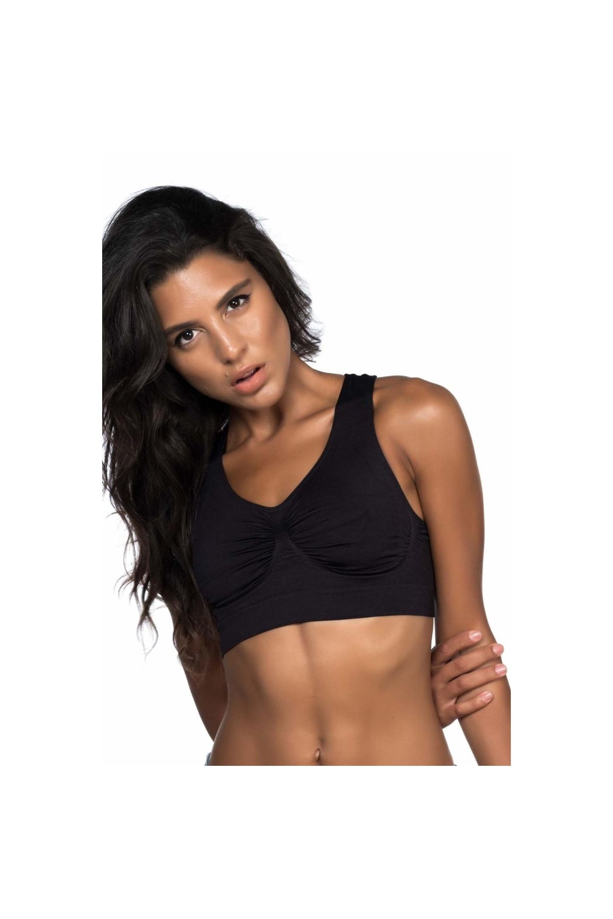 Narnuga MİRAXX SİYAH MI Emay 4011 Sporcu Toparlayıcı Büstiyer