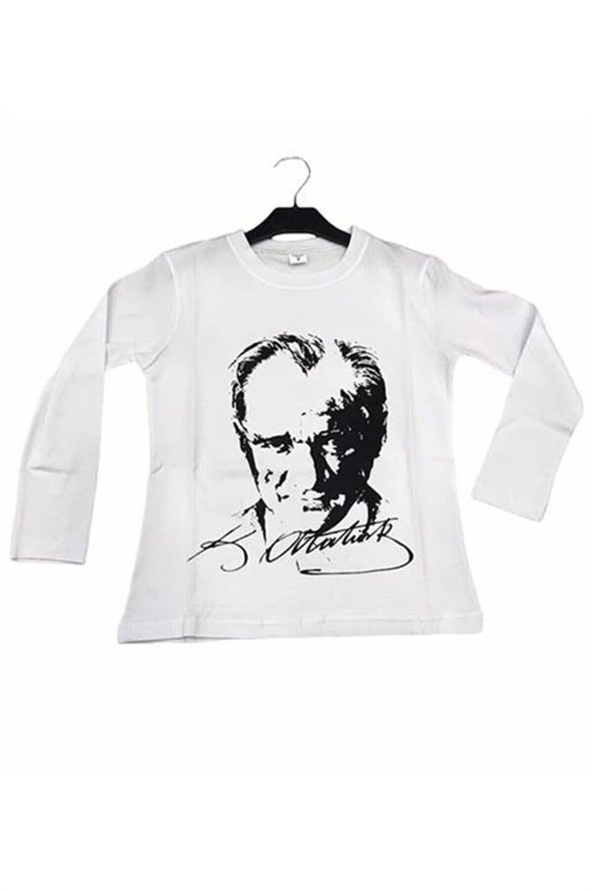EREN STYLE Atatürk Baskılı Uzun Kol Çocuk T-Shirt