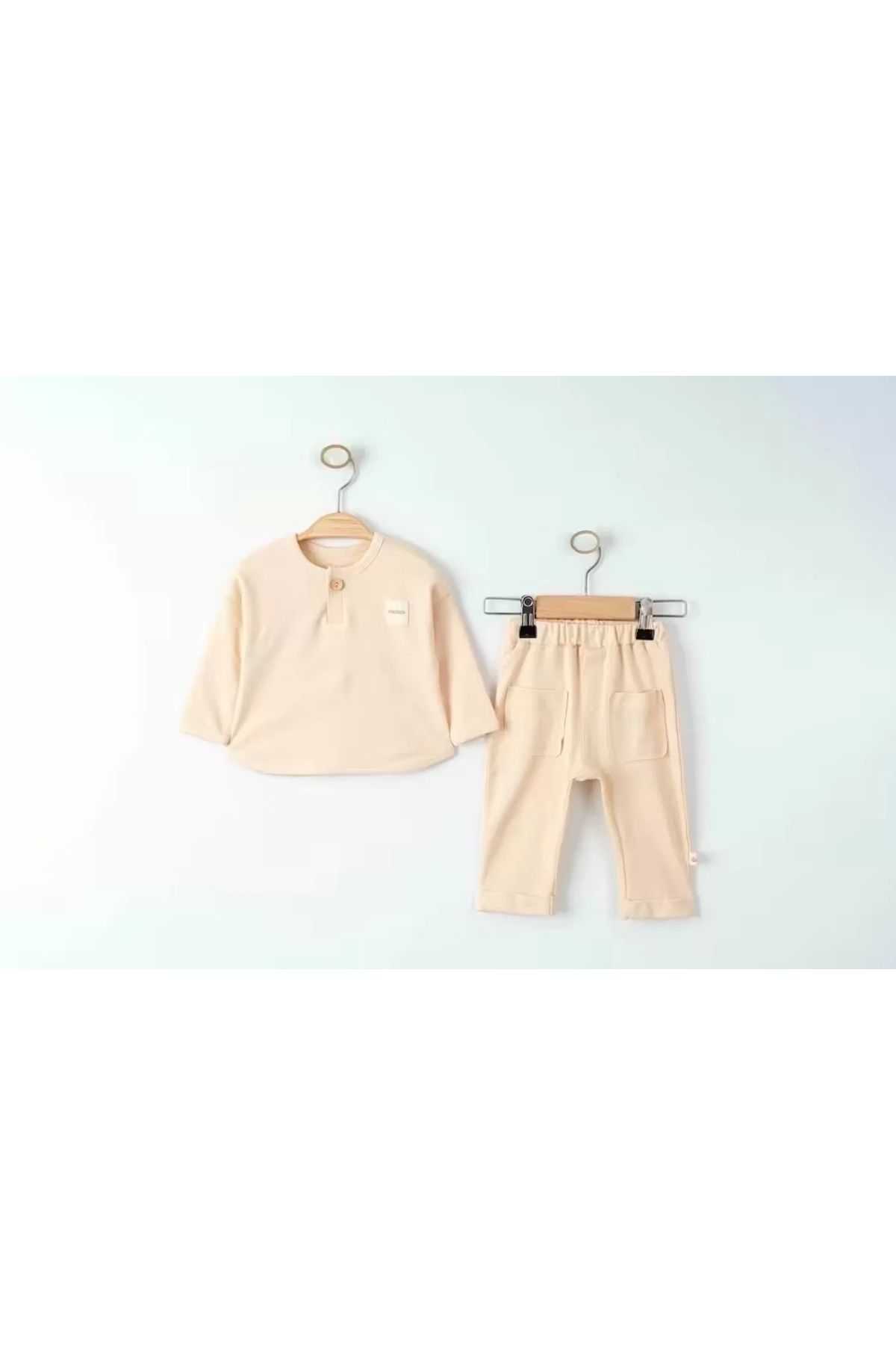 Moda Şahsenem Eslenza Baby 2'li Takım 0023 Bej