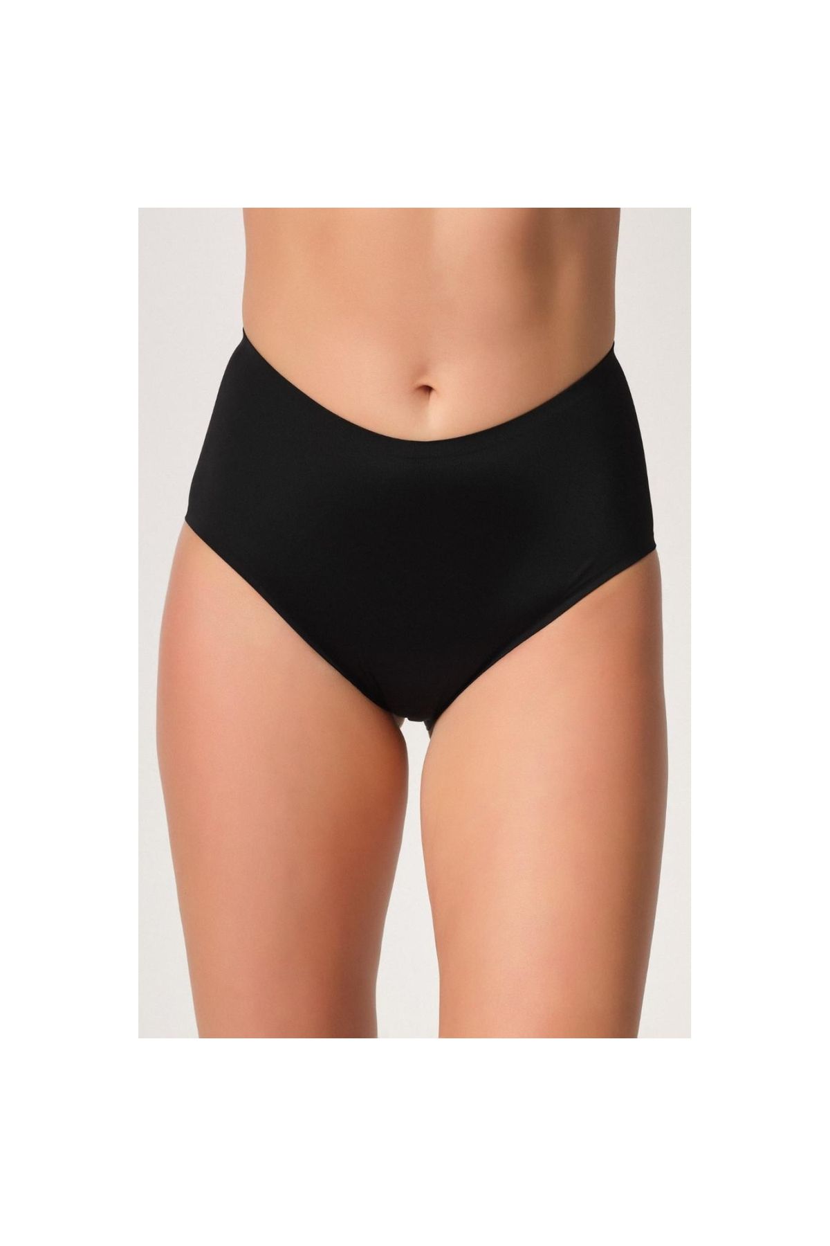Narnuga SİYAH MI  2804 Yapıştırma Lazer Brezilya Slip