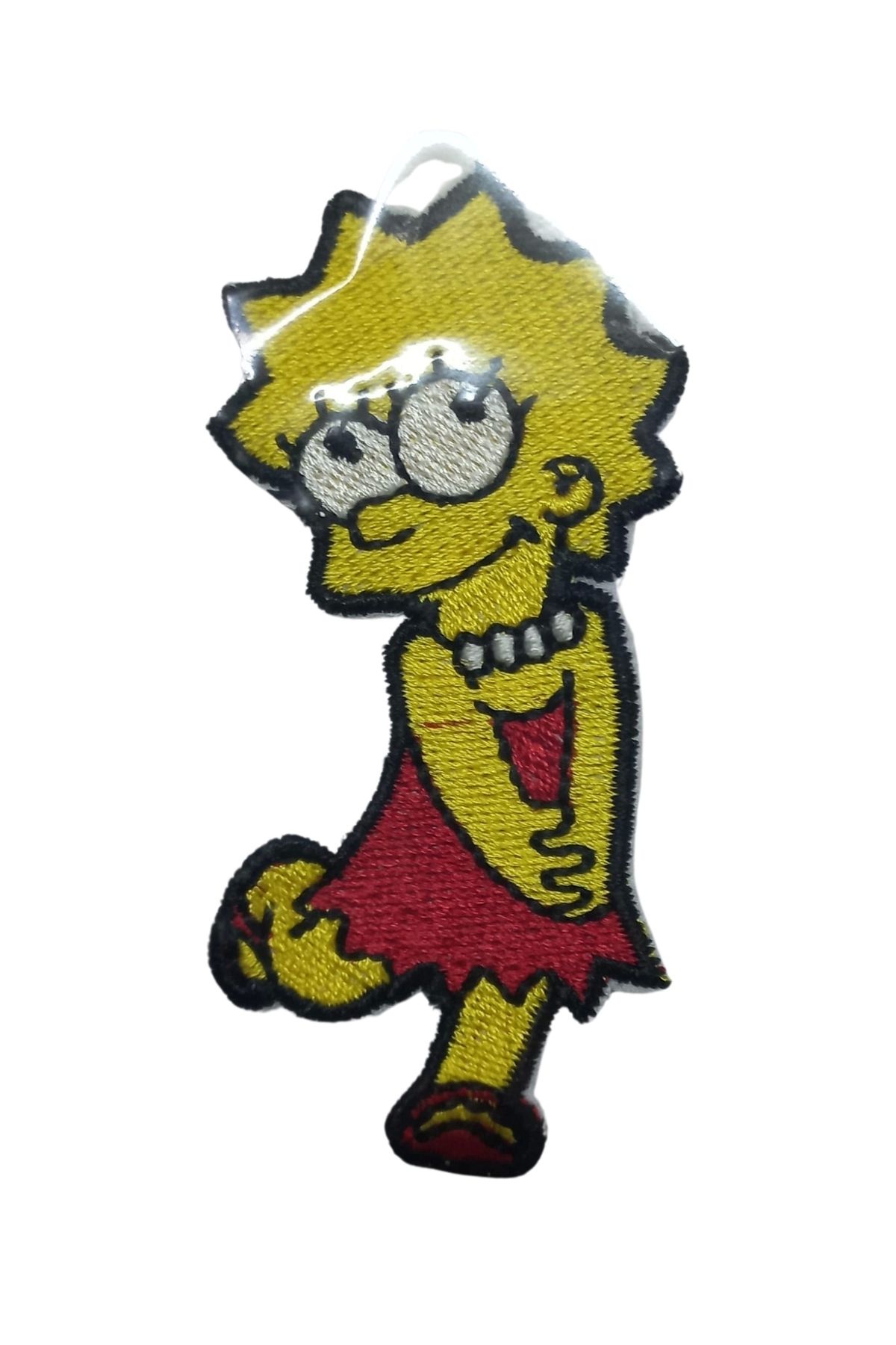 P Parla Aplike Ütü İle Yapışan Simpson Lisa Arma 6x2,5 cm
