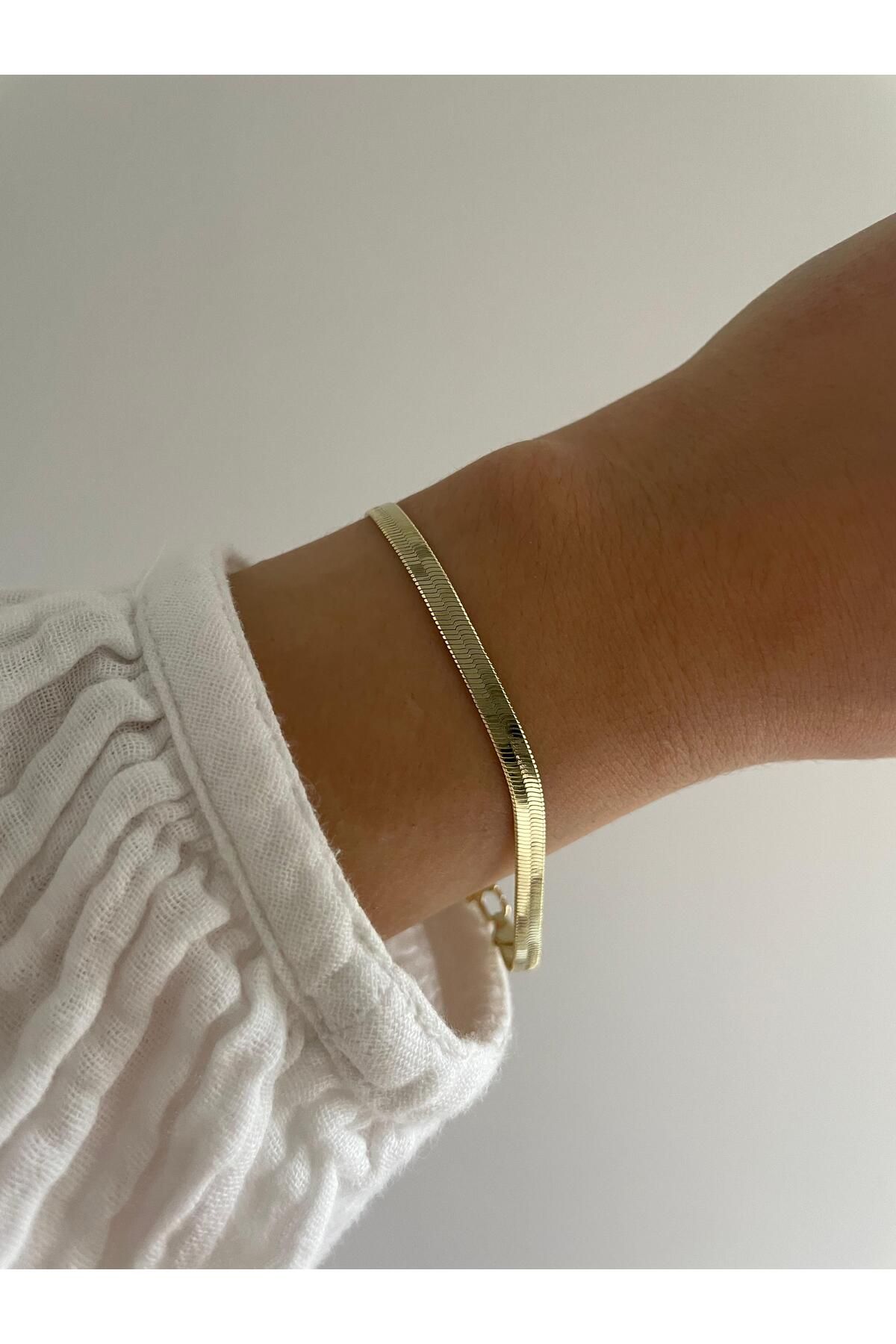 selinsjewelry Çelik İtalyan zincir bileklik
