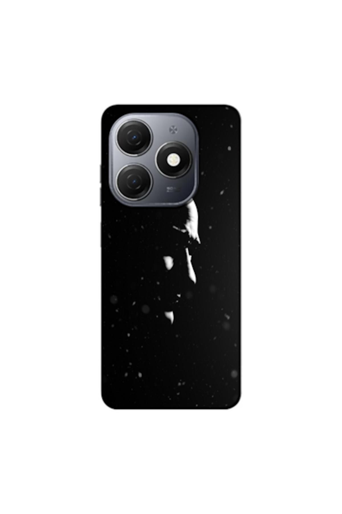 Zebana TECNO Spark 20C Uyumlu Kılıf Atatürk Silüeti Silikon Kılıf (Baskılı)