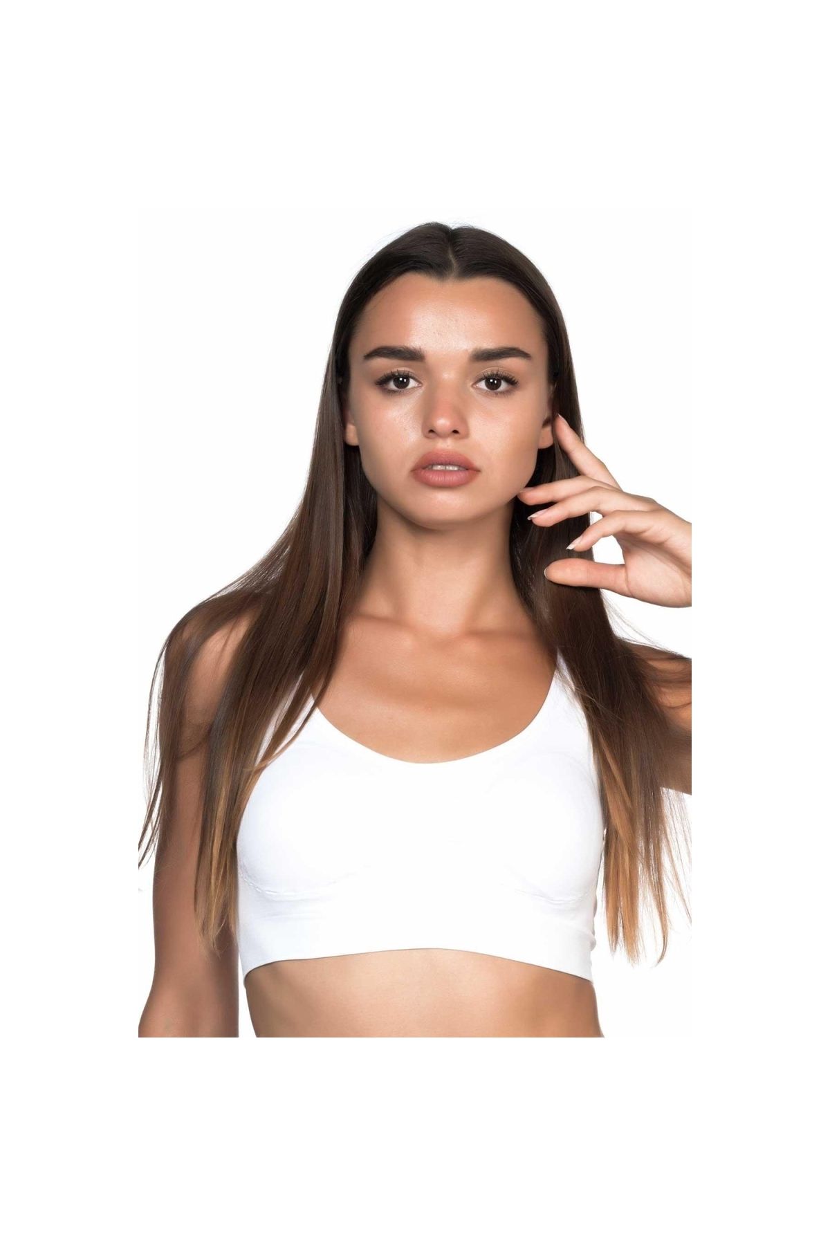 Marsilyan MODLİVE BEYAZ MI Emay 4021 Pedli Kalın Askılı Büstiyer