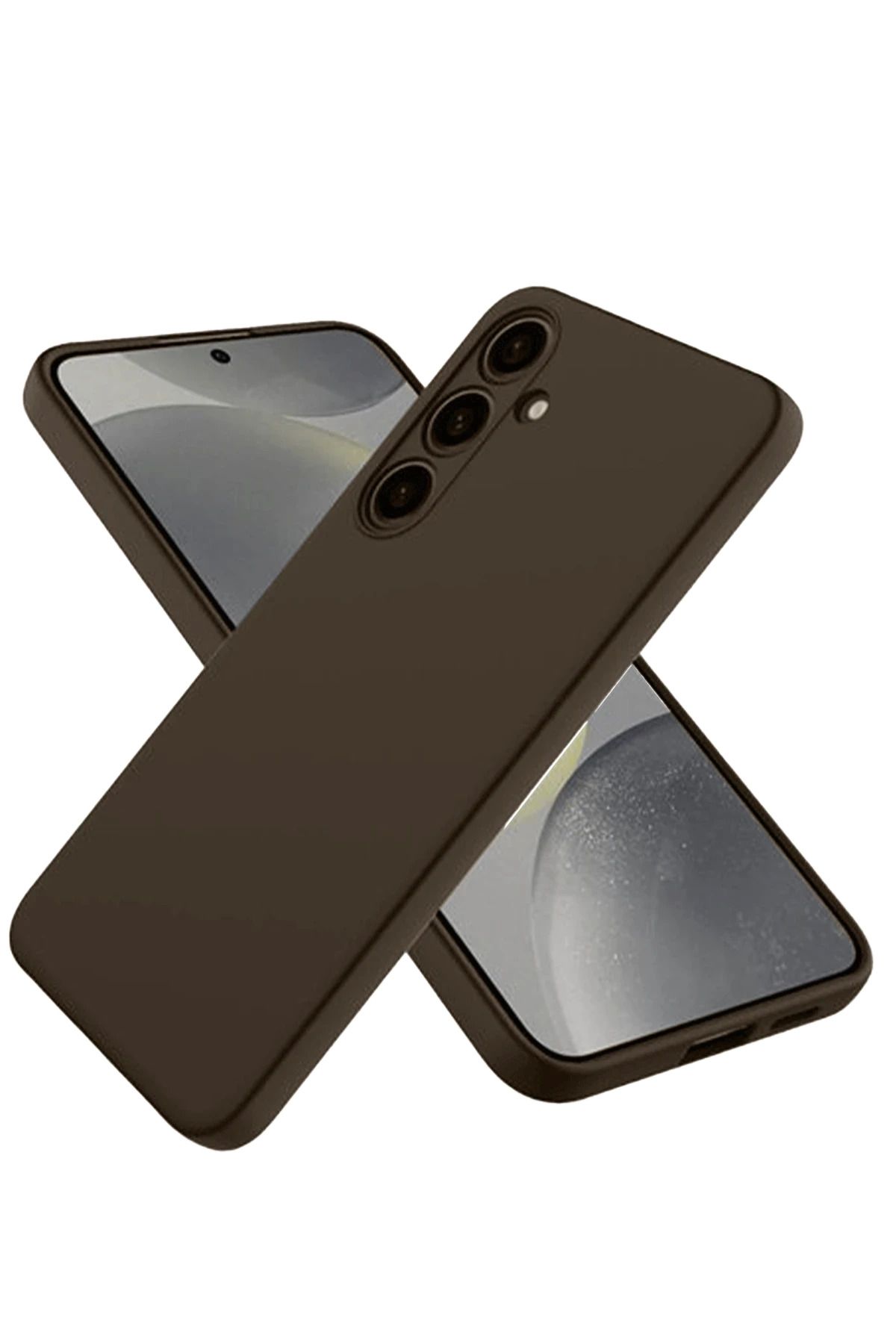NewFace Samsung Galaxy A26 Kılıf First Silikon - Kahverengi MRAYD