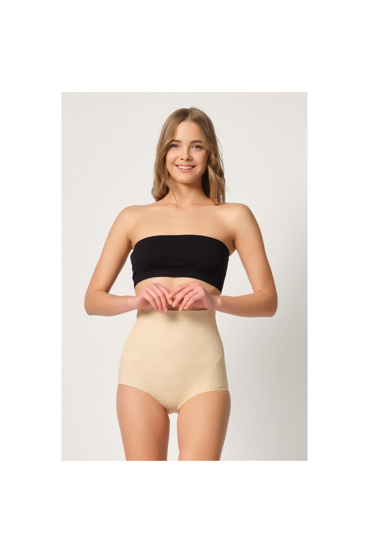 Marsilyan MODLİVE TEN MI Emay 2842 Lazer Dantelli Slip Korse