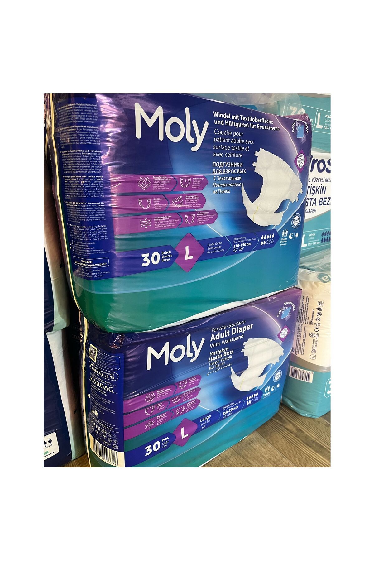 Moly 30 'LU L BEDEN HASTA BEZİ (2 Lİ PAKET)