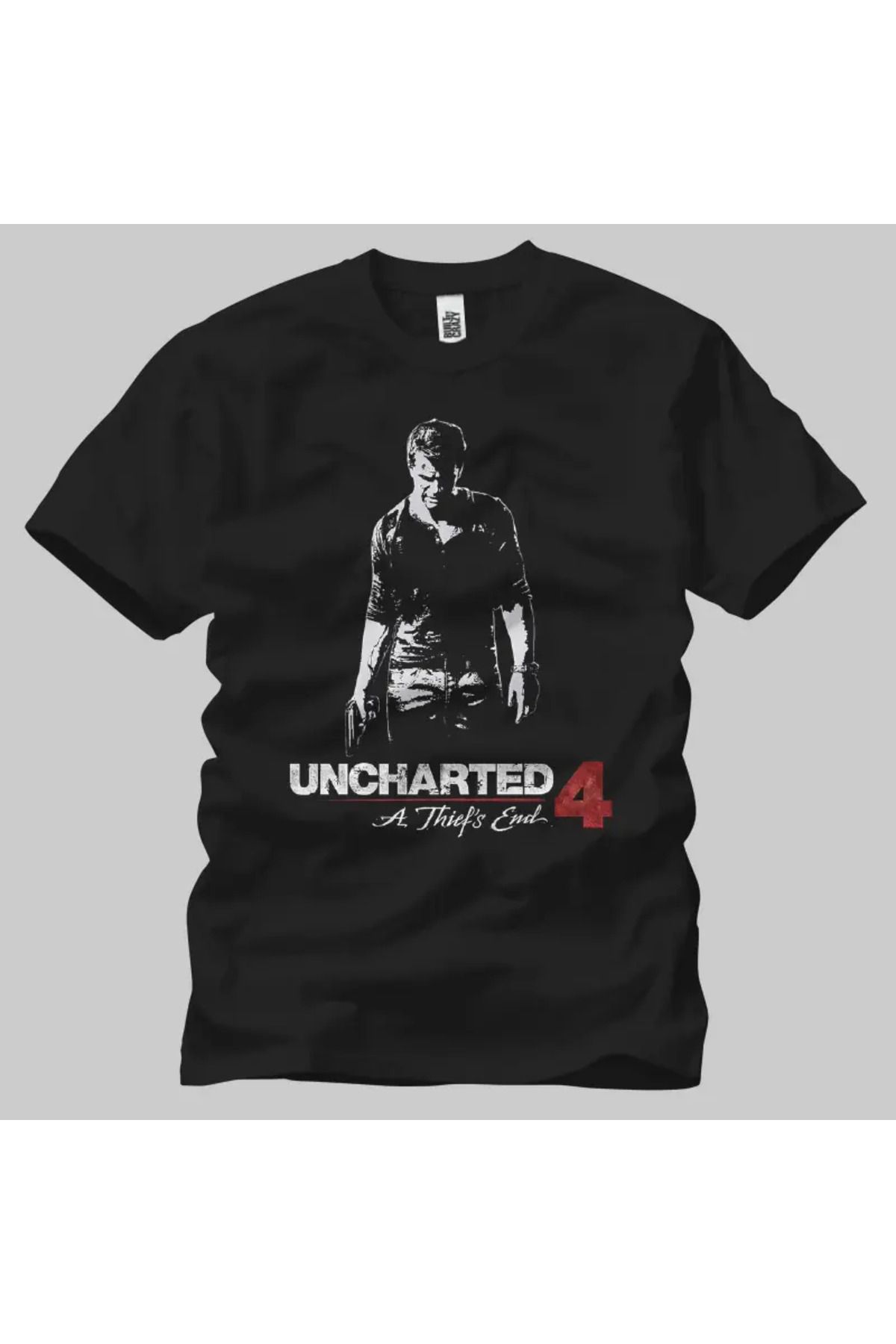 Built By Crazy Uncharted 4 Thief Shadow Unisex Tişört