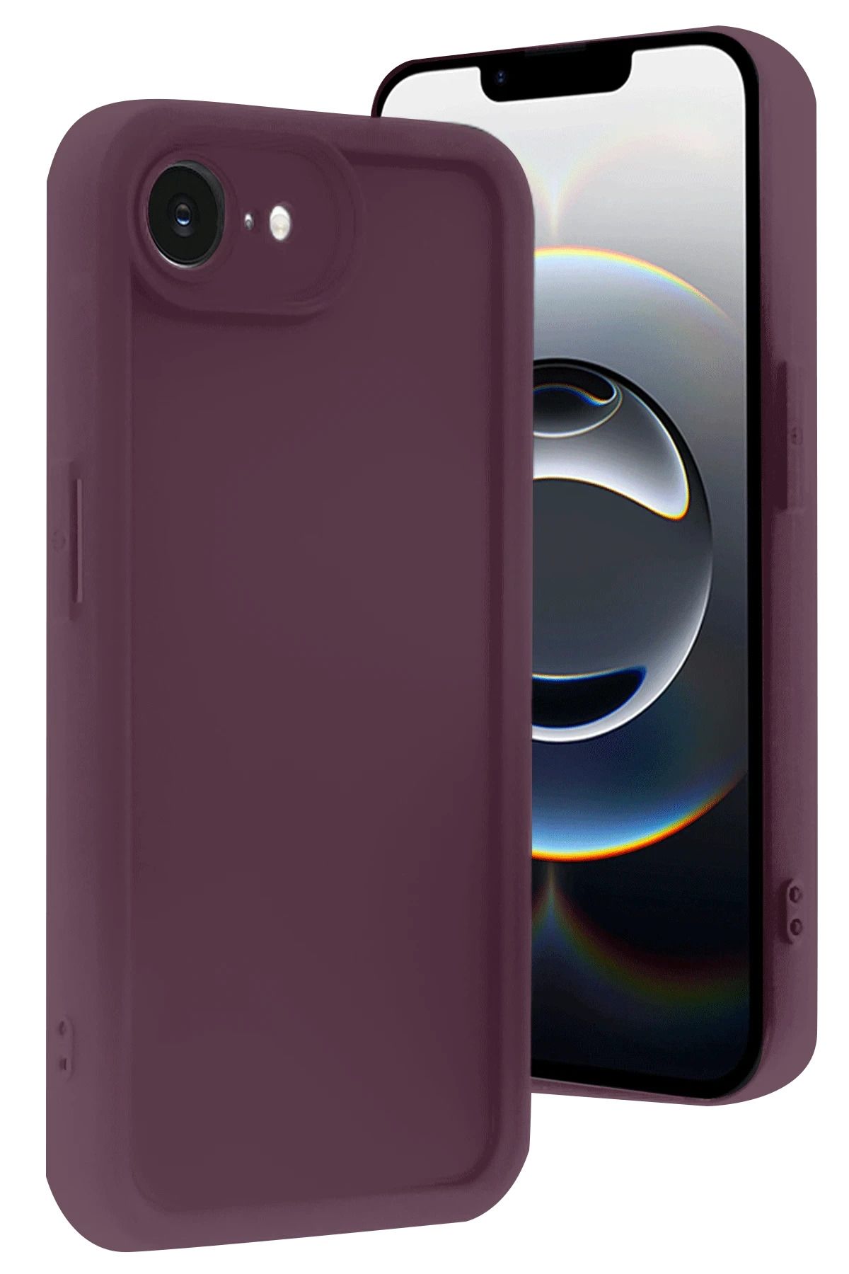 NewFace iPhone 16E Kılıf Viera Silikon - Mürdüm GLSTD