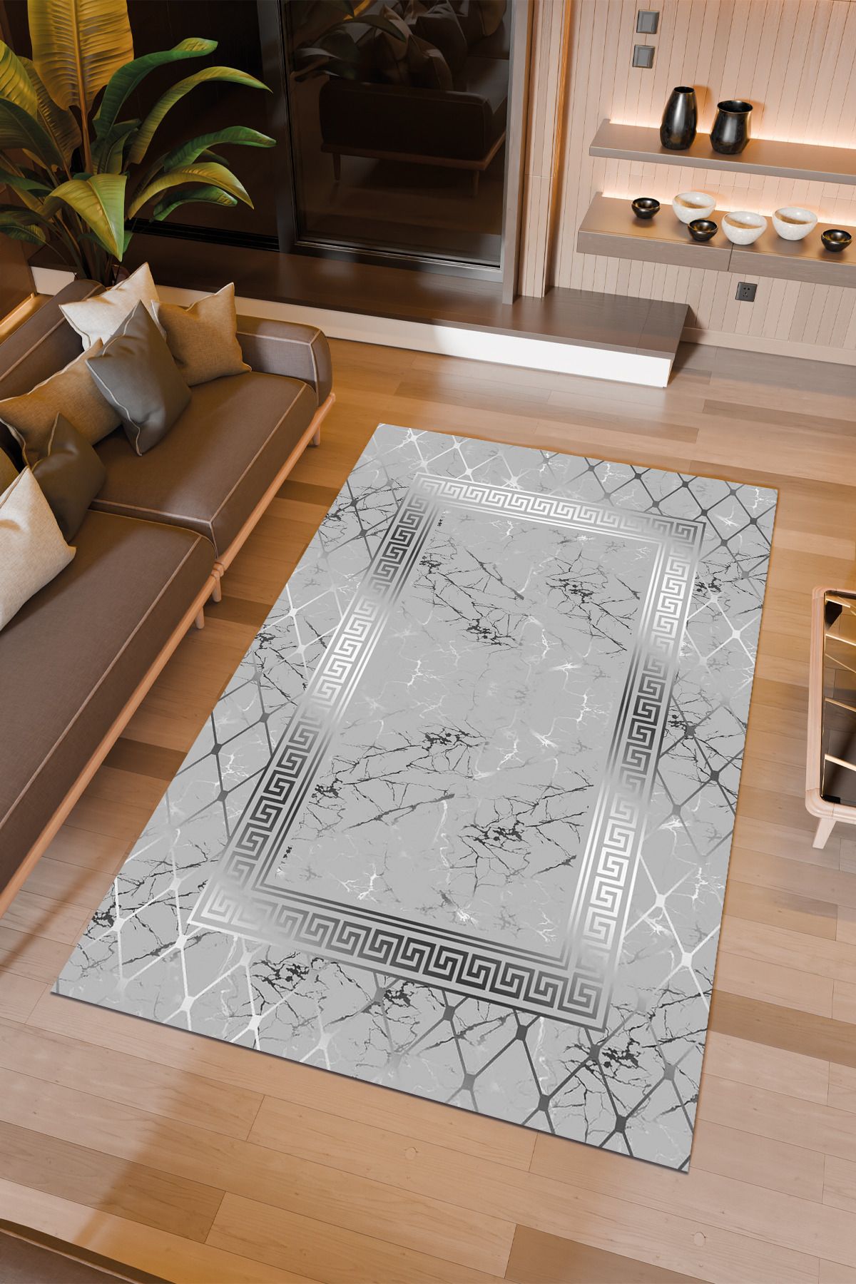 Halıcıoğlu home Dijital Baskı Makinede Yıkanabilir Kaymaz Taban Salon Halısı Yatak Odası Halısı & Yolluk Modelleri
