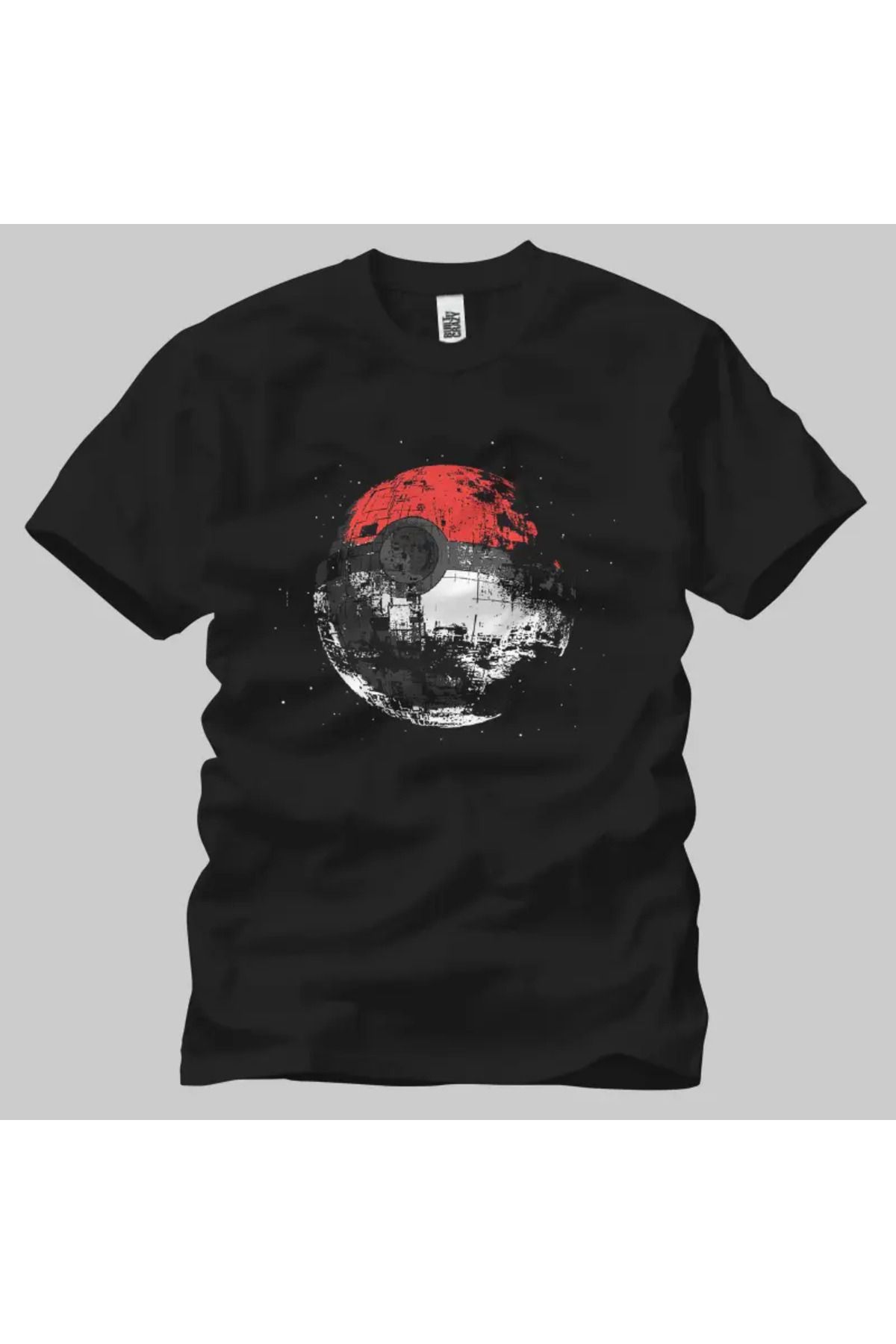 Built By Crazy Star Wars: Death Star Pokemon Unisex Tişört