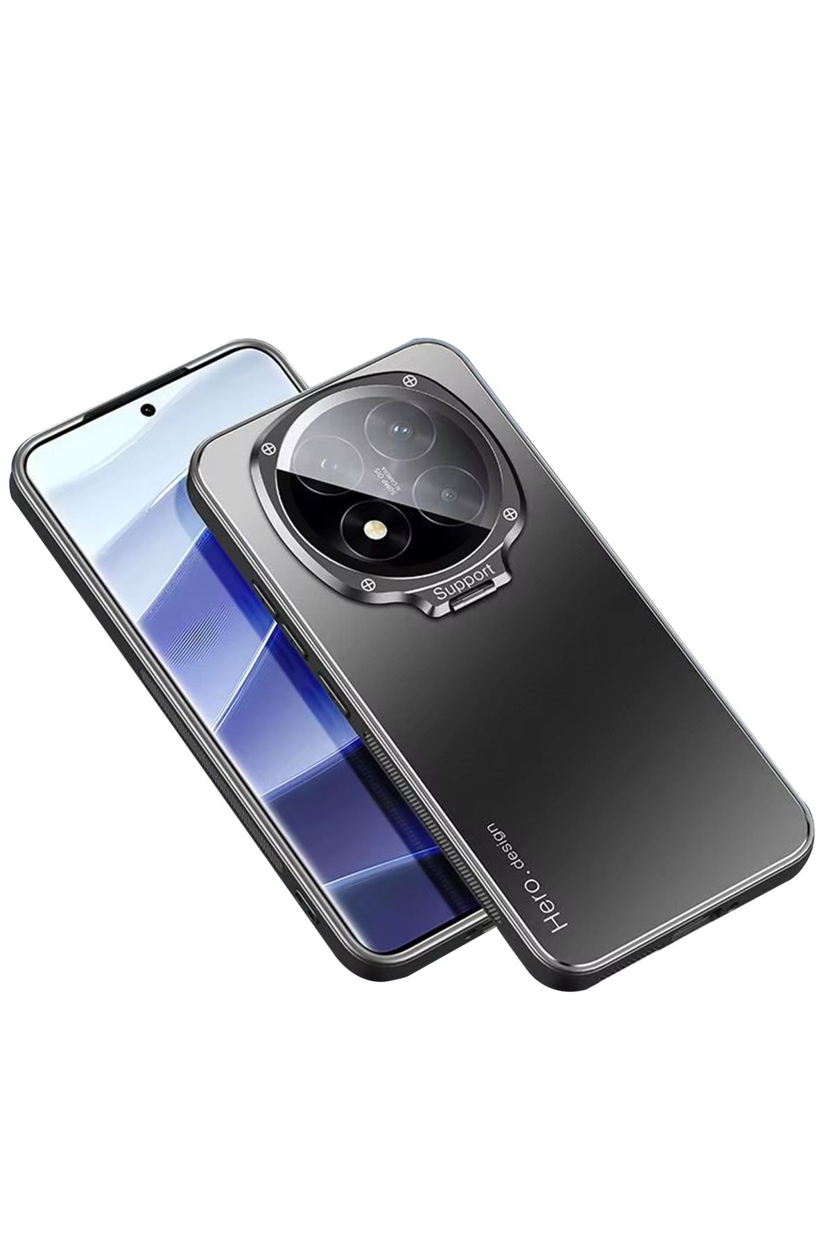 Microcase Xiaomi Redmi Note 14 Pro 5G/14 Pro Plus 5G ROME Serisi Kamera Koruma ve Standlı Kılıf AL4968