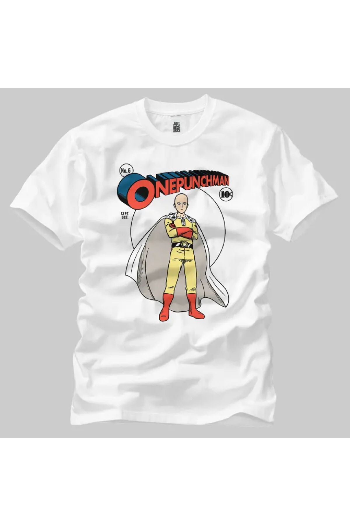 Built By Crazy One Punch Man: Superhero Unisex Tişört
