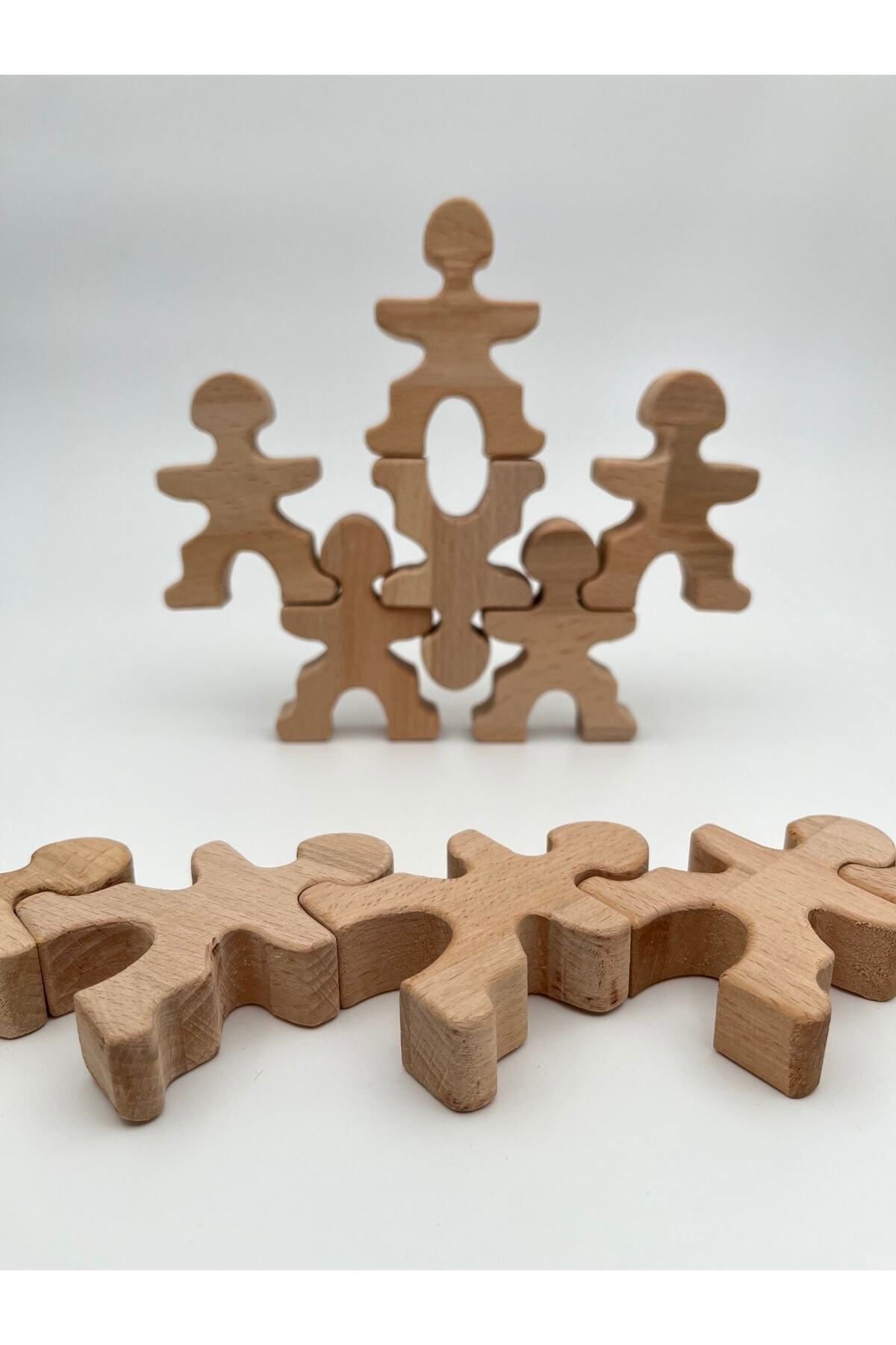 zoziva Montessori Denge Oyuncağı, Insan Denge Seti, Eğitici Ahşap Oyuncak fotoğrafı 5 (önizleme)