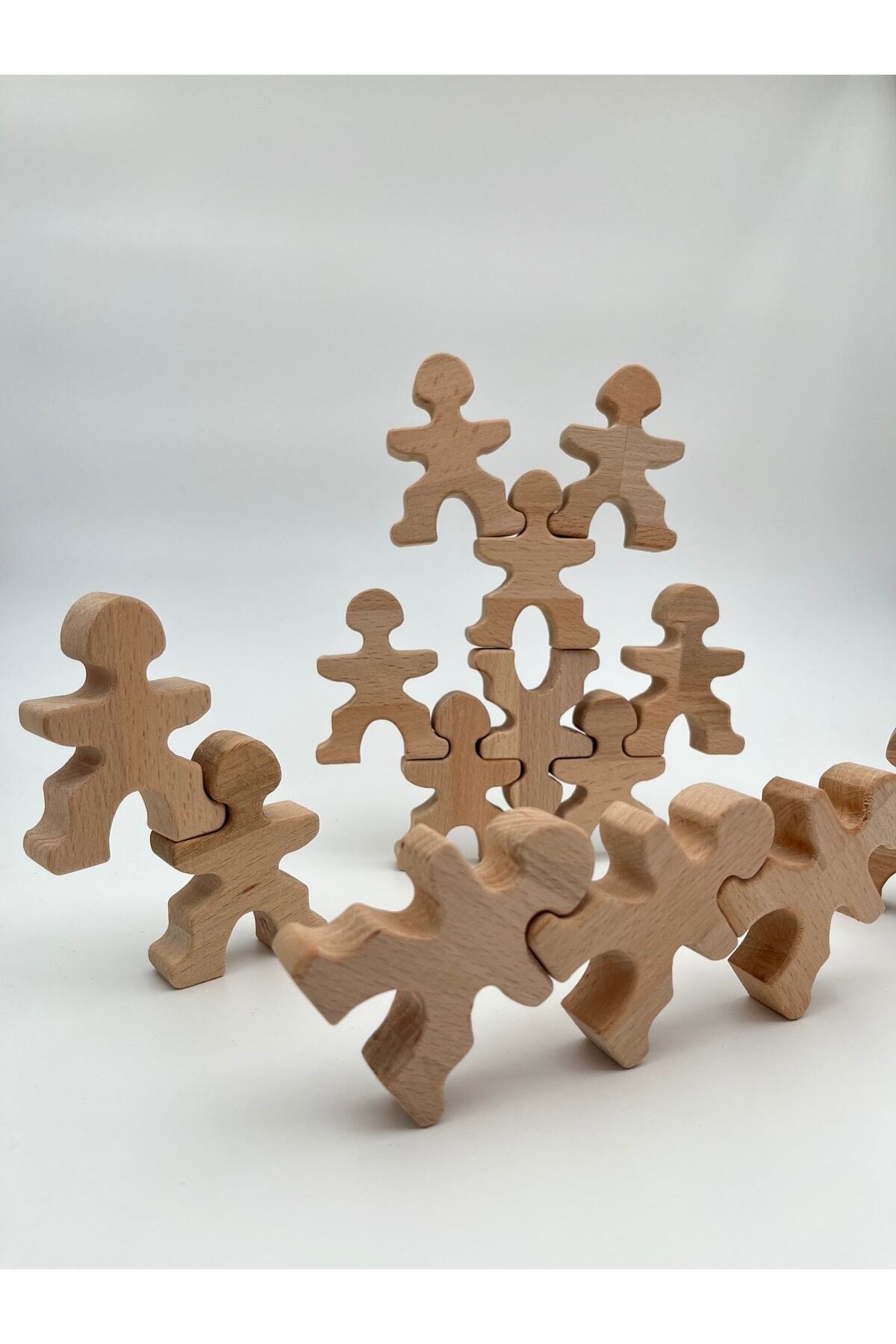 zoziva Montessori Denge Oyuncağı, Insan Denge Seti, Eğitici Ahşap Oyuncak fotoğrafı 4 (önizleme)