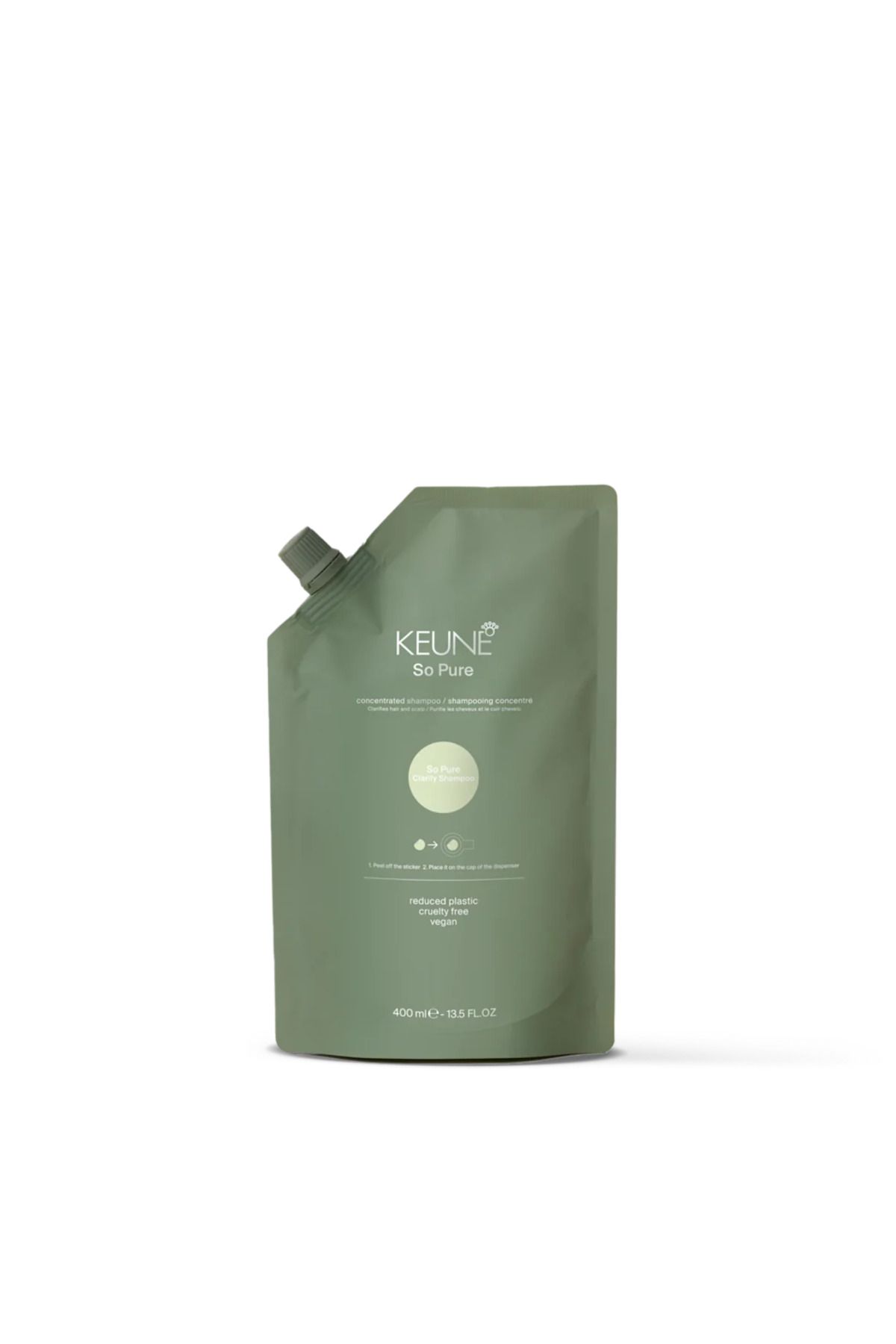 Keune So Pure Clarify Shampoo Refill 400 ml - Canlandırıcı Şampuan