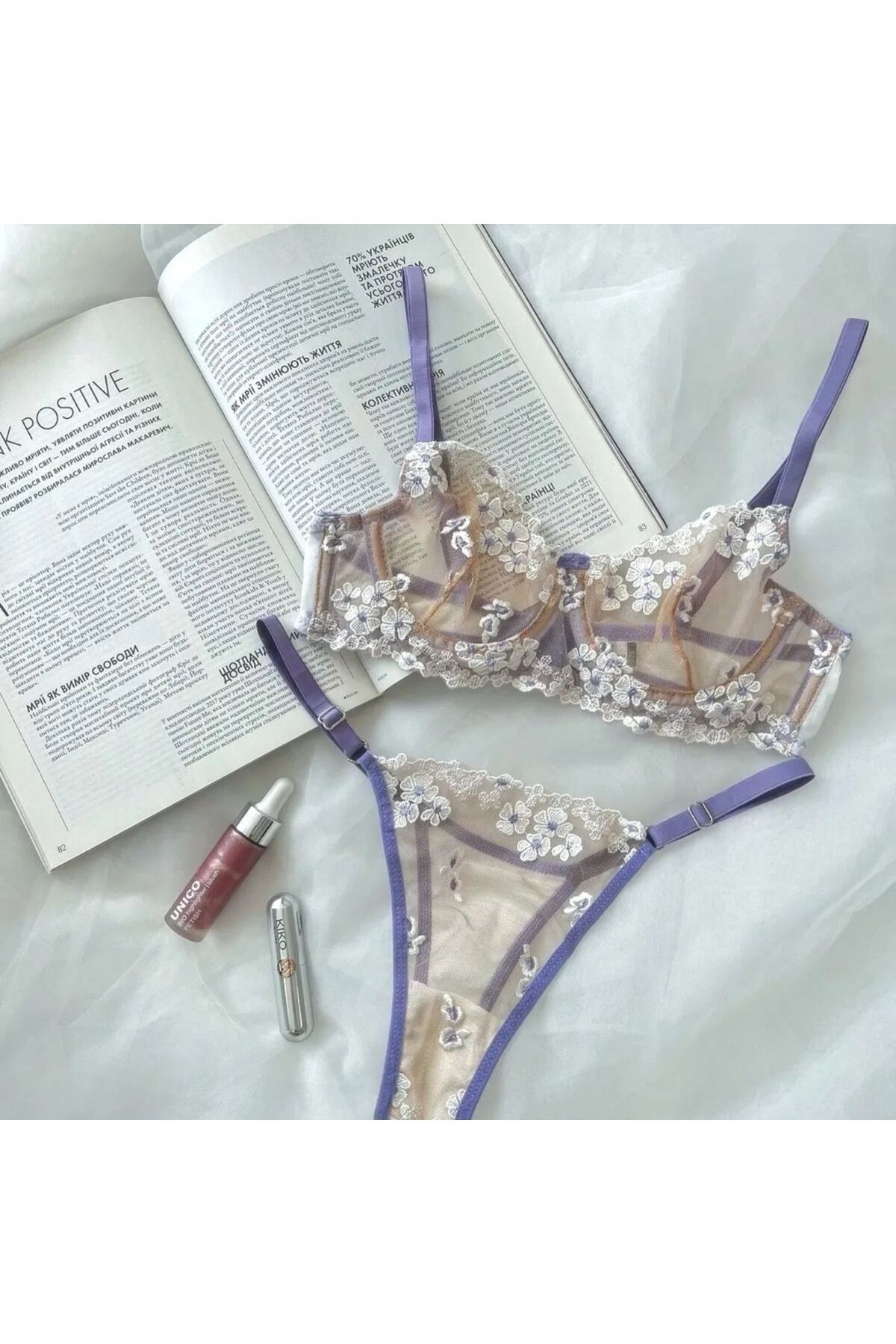 pareoss Dantelli Bralet Takım (SÜTYEN&TANGA)