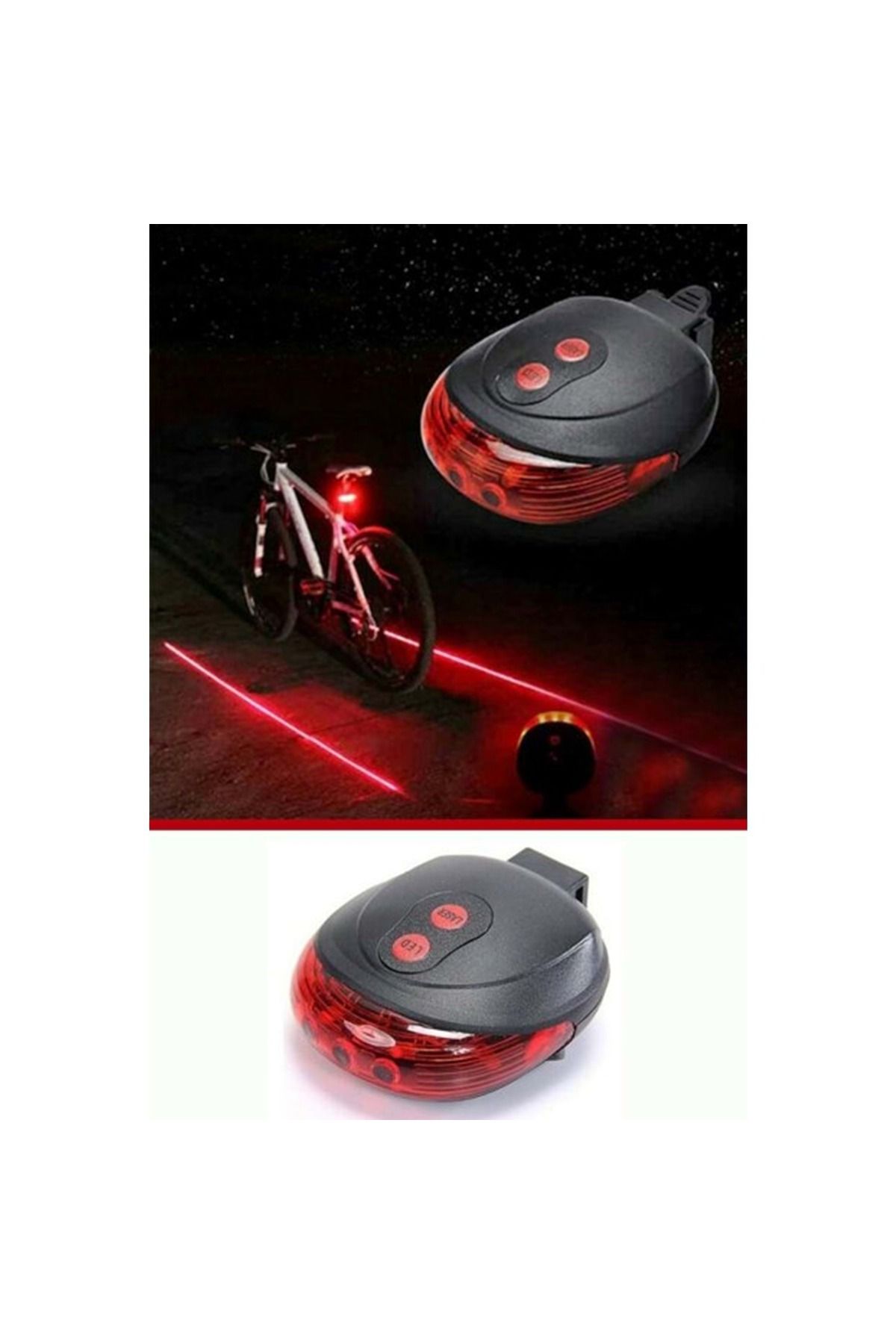 blackleg Bisiklet Lazer Şeriti Led Stop Lambası 7 Fonksiyon 5 Led su geçirmez led ışık güvenli sürüş