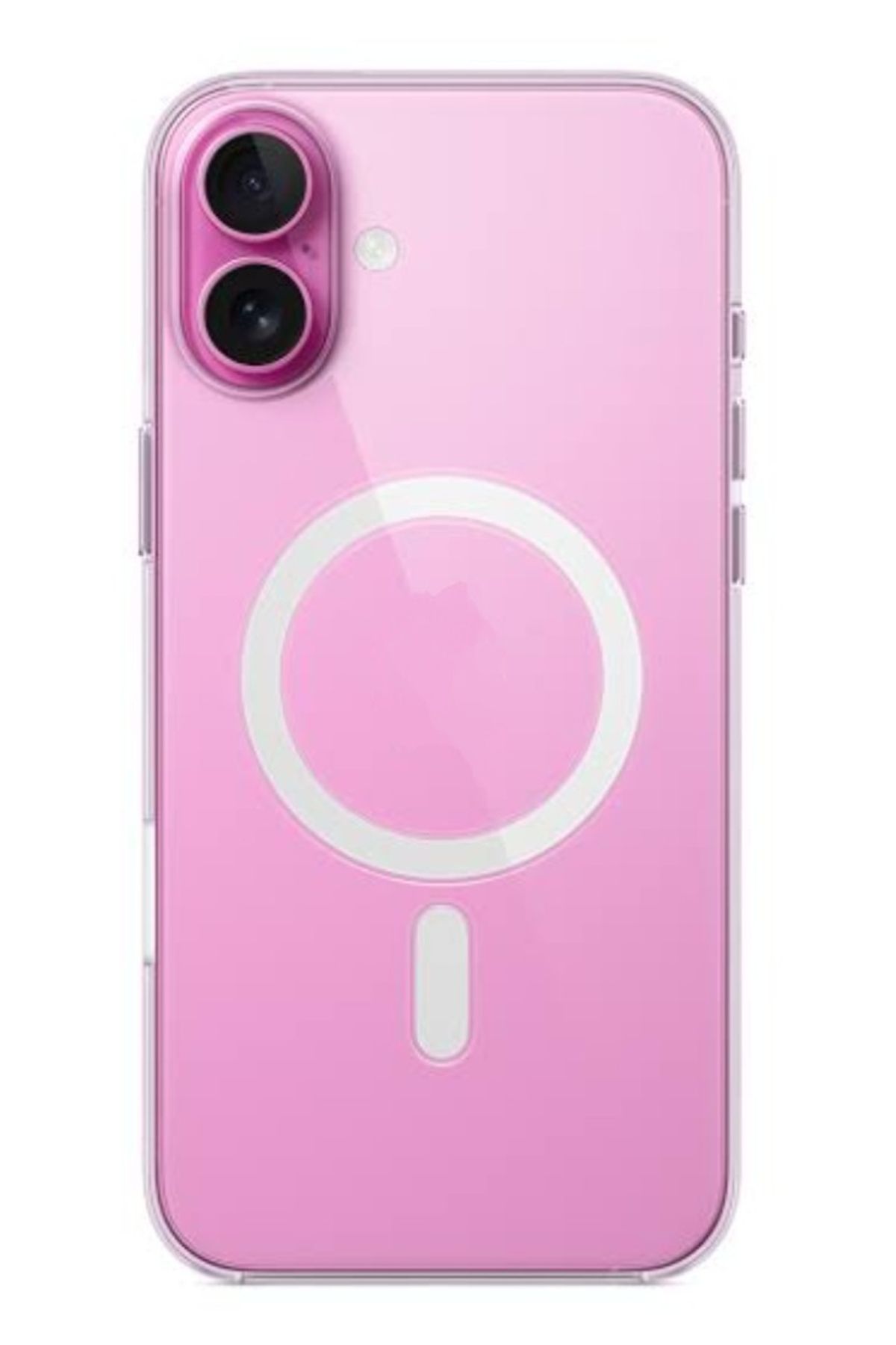 Store Apple 16 plus Animasyon Destekli Sararmayan şeffaf Kılıf