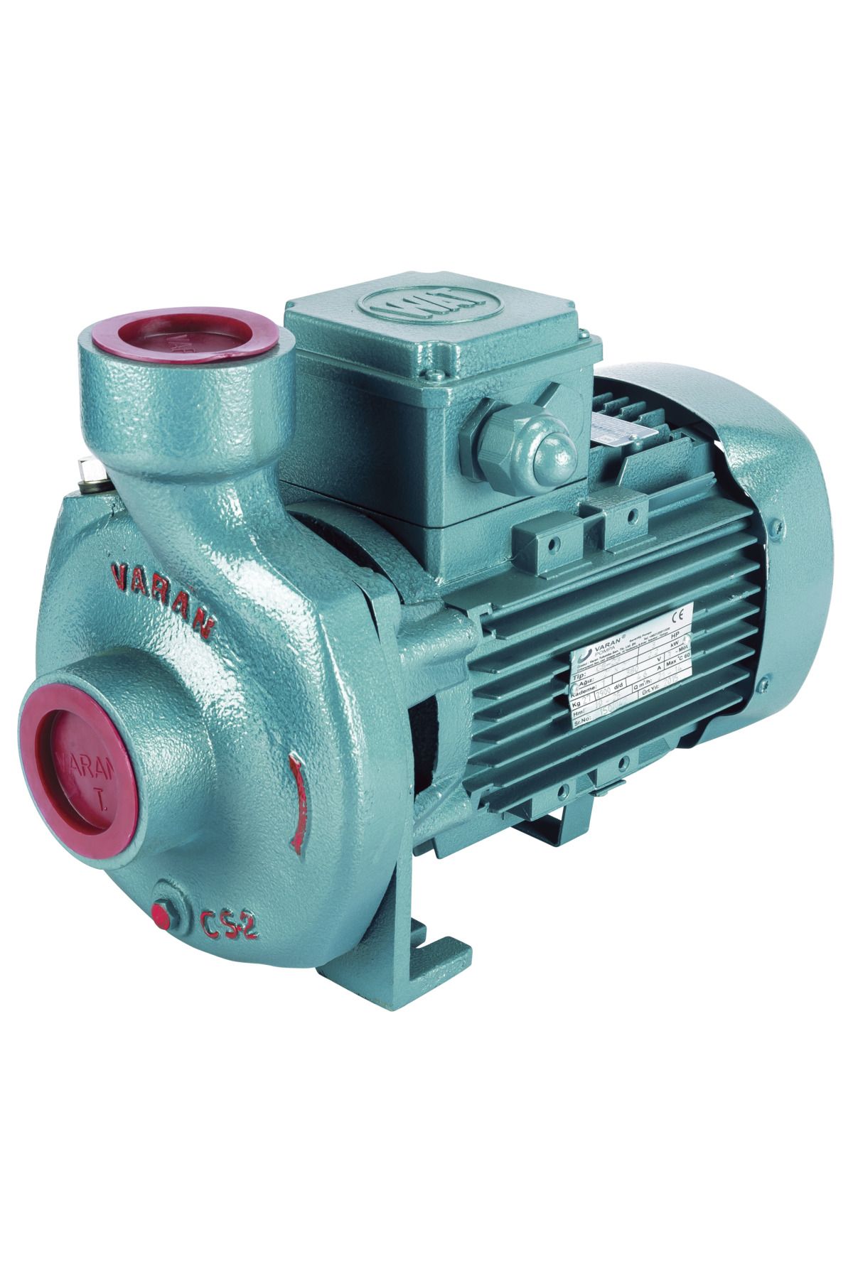 ALAVAN Varan CS 215 Tek Kademe Monoblok Santrifüj Pompa 1.5 HP / 1.1 kW, Trifaze 380 V, 20 Mss, 27 m3/h
