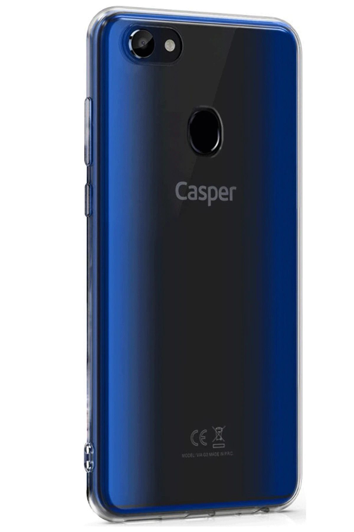 NewFace Casper Via G3 Kılıf Lüx Şeffaf Silikon MRAYD