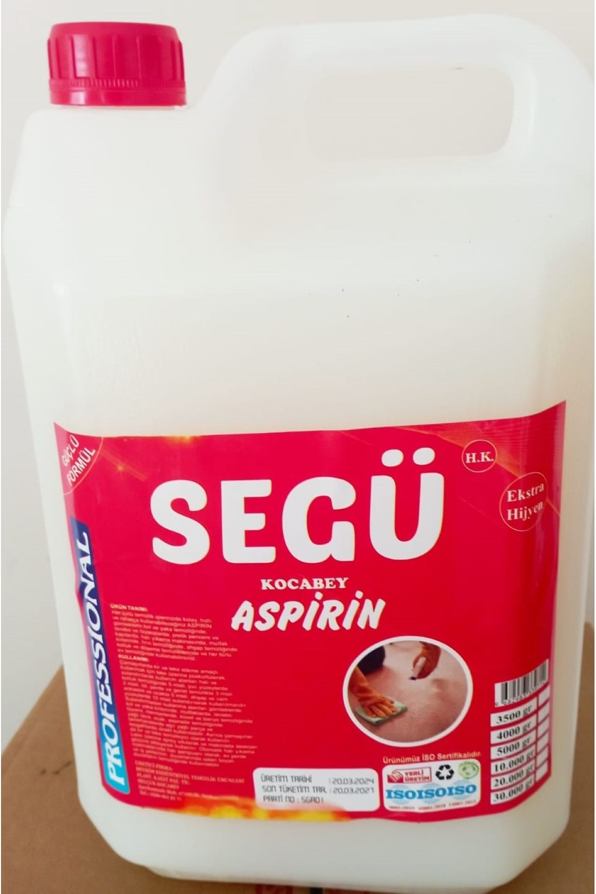 SEGÜ 5 LT/5 KG HOŞ KOKULU LEKE VE KİR ÇIKARICI