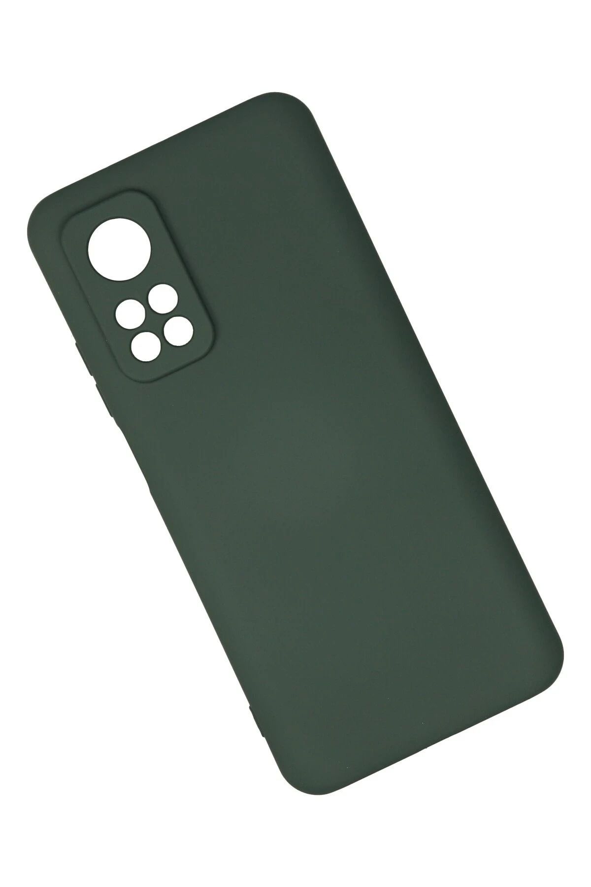 NewFace Xiaomi Mi 10T Uyumlu  Kılıf Nano içi Kadife Silikon - Koyu Yeşil MRAYD