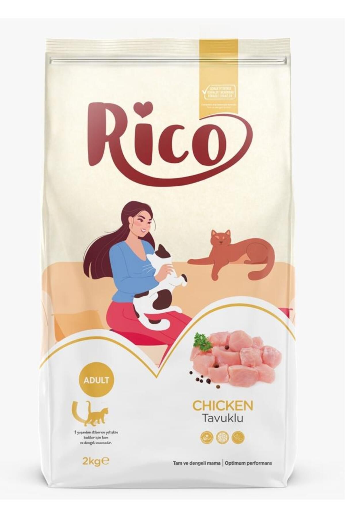 Rico Tavuklu Kedi Maması 15kg